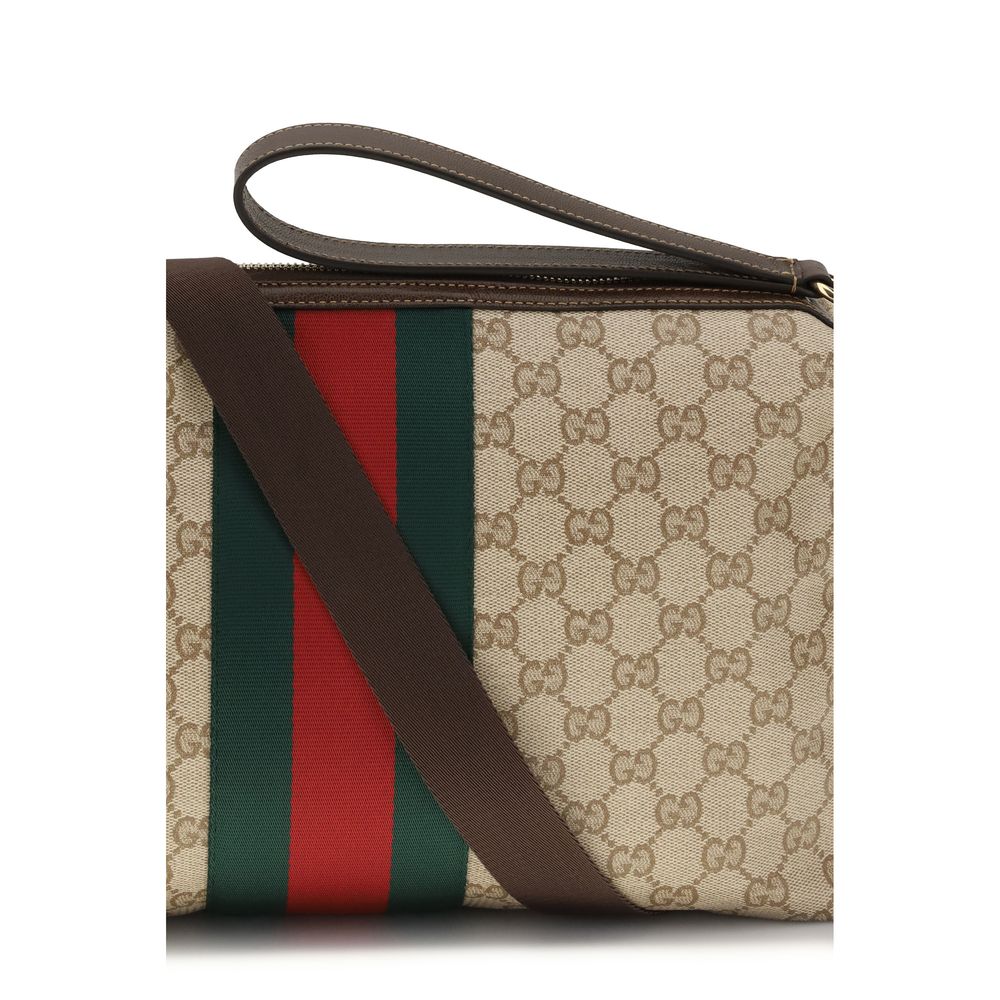 Gucci Beige Stoff-Schultertasche
