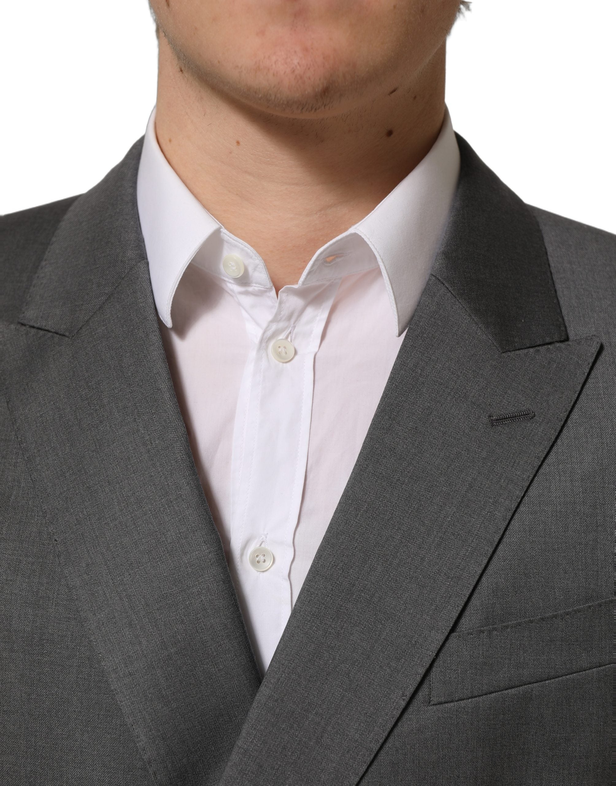 Dolce & Gabbana Grauer MARTINI Slim Fit Anzug für Herren, 2-teilig