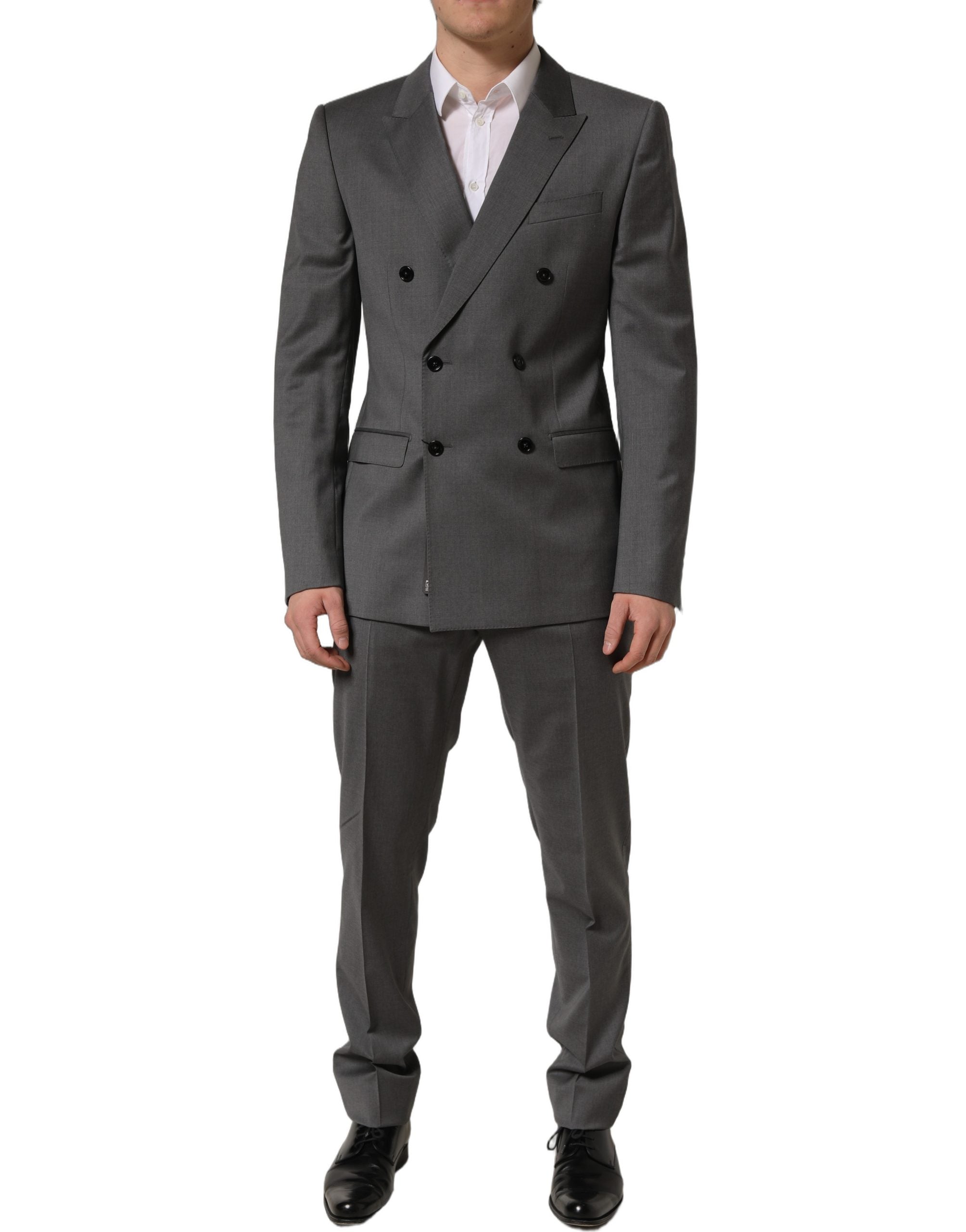 Dolce & Gabbana Grauer MARTINI Slim Fit Anzug für Herren, 2-teilig