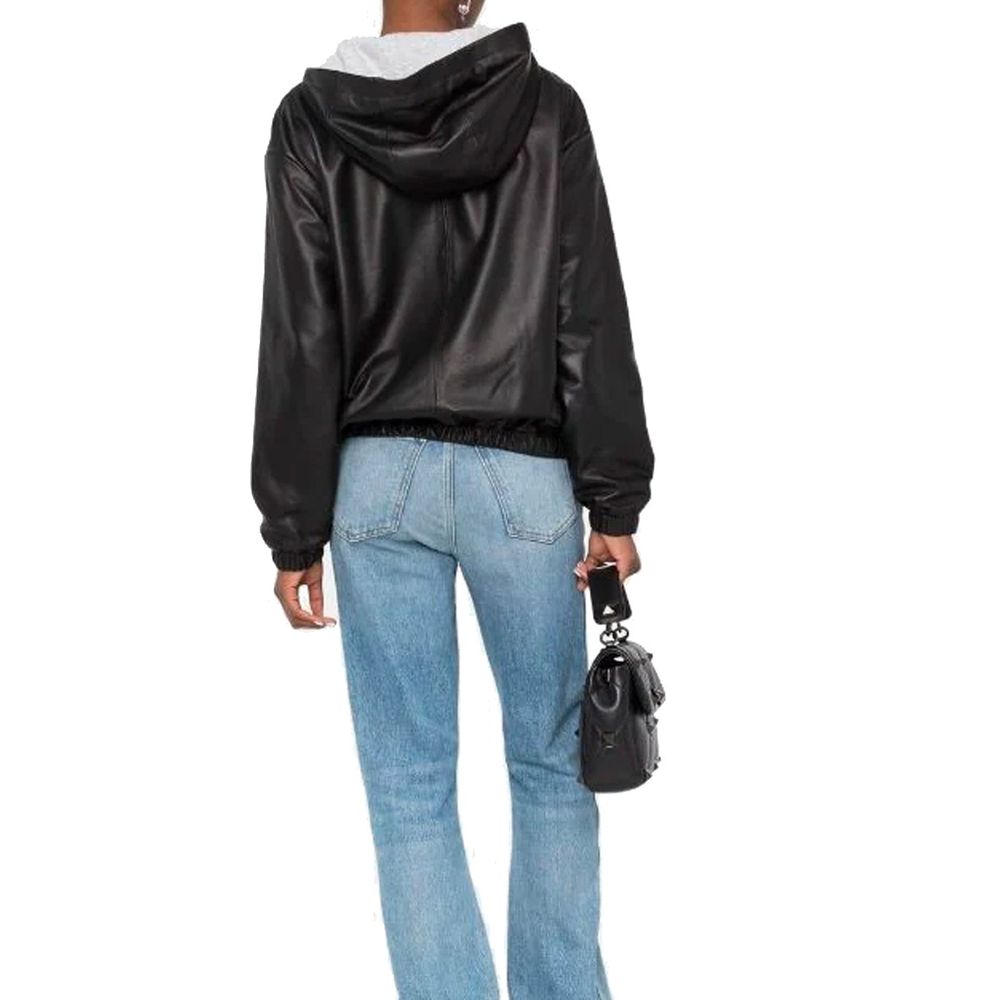 Saint Laurent Schwarze Leder-Tanktops