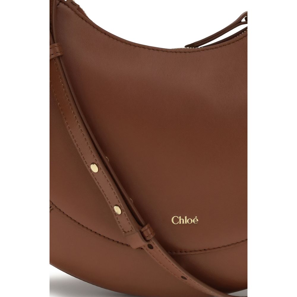 Chloé Braune Kalbsleder Bos Taurus Schultertasche
