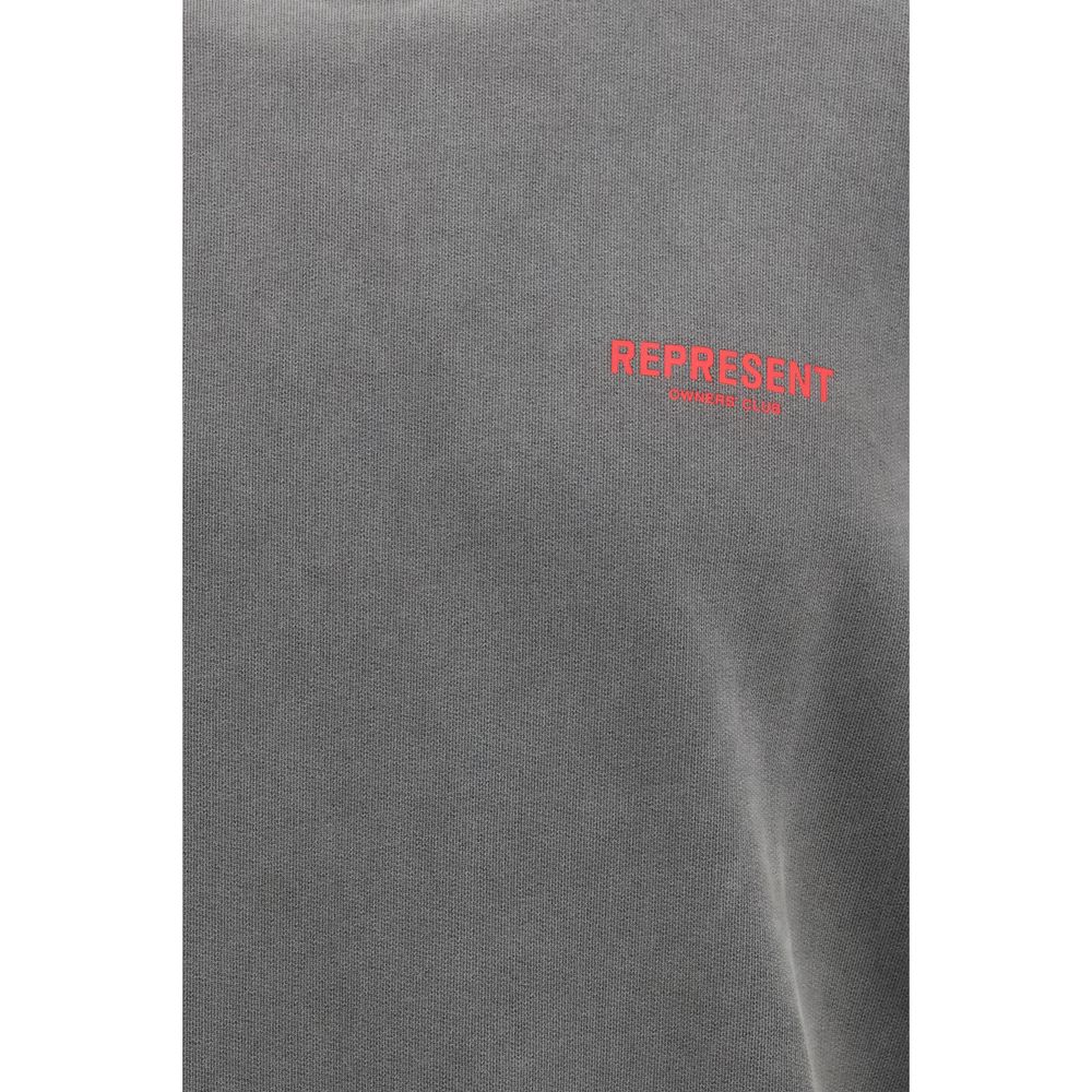 Represent Grauer Baumwollpullover