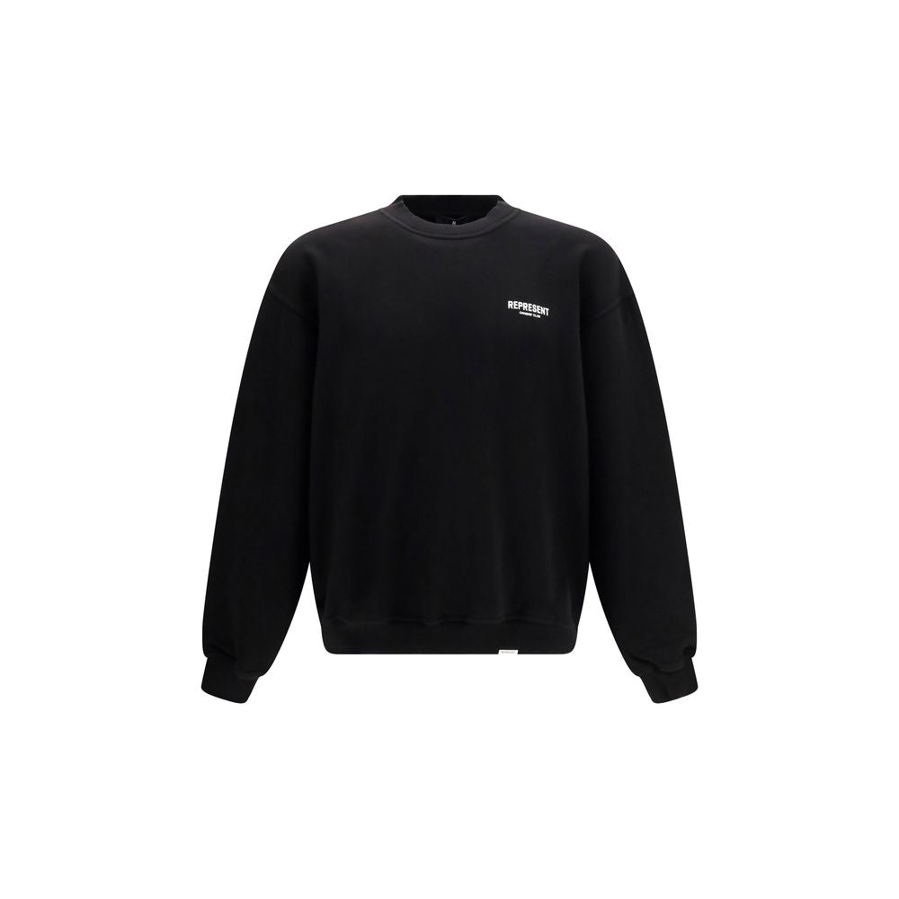 Represent Schwarzer Baumwoll-Sweatshirt