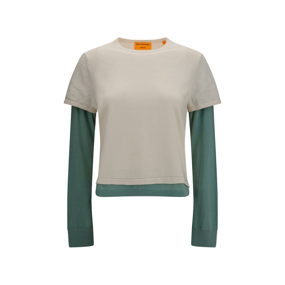 Guest in Residence Beige Baumwoll-Sweatshirt