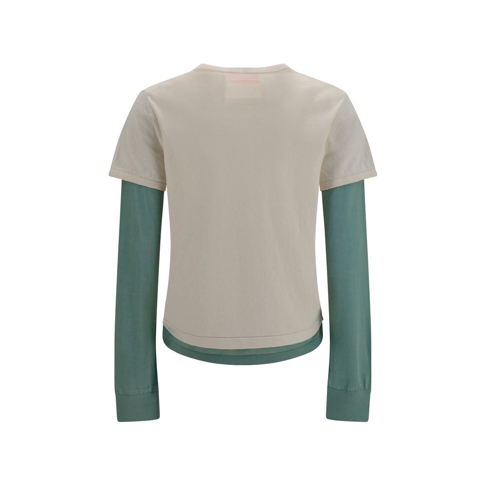 Guest in Residence Beige Baumwoll-Sweatshirt