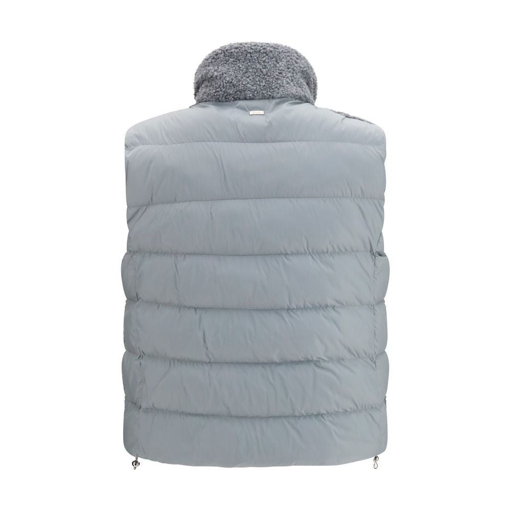 Herno Graue ärmellose Polyester-Weste