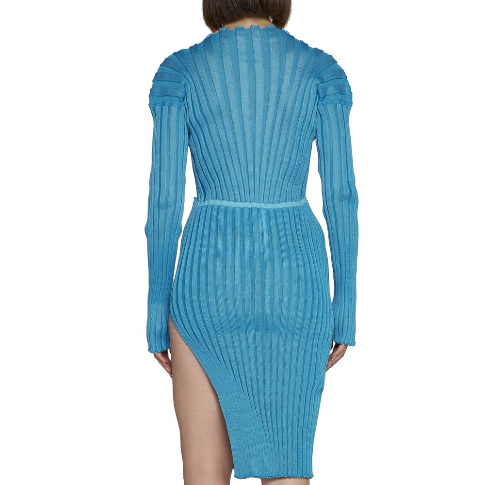 A. ROEGE HOVE Blauer Baumwollcardigan