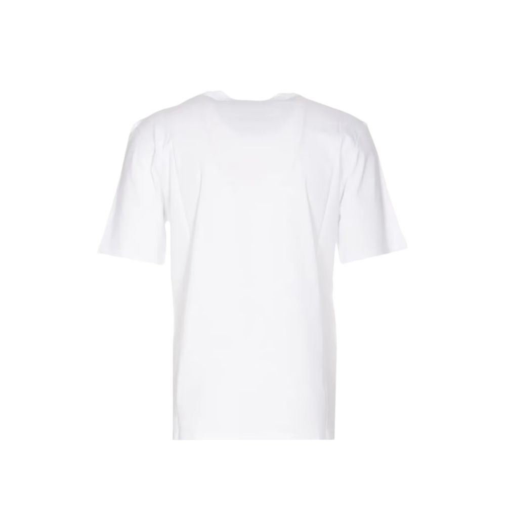 Moschino Couture Weißes Baumwoll-T-Shirt