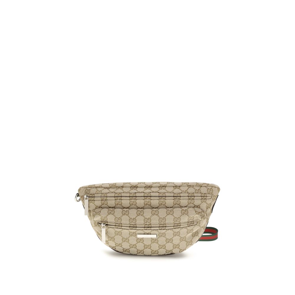 Gucci Beige Stoff-Schultertasche