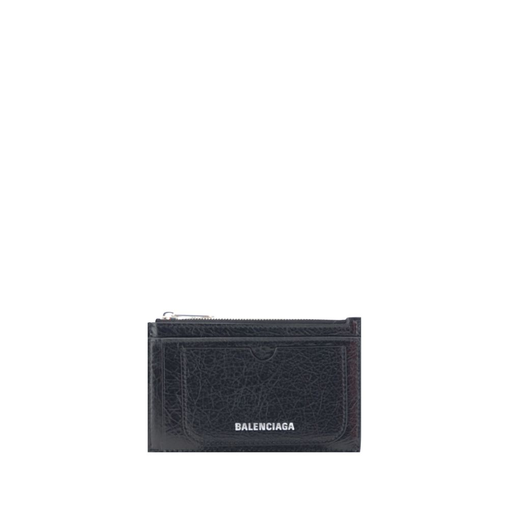 Balenciaga Schwarzes Lamm Ovis Aries Aries Portemonnaie