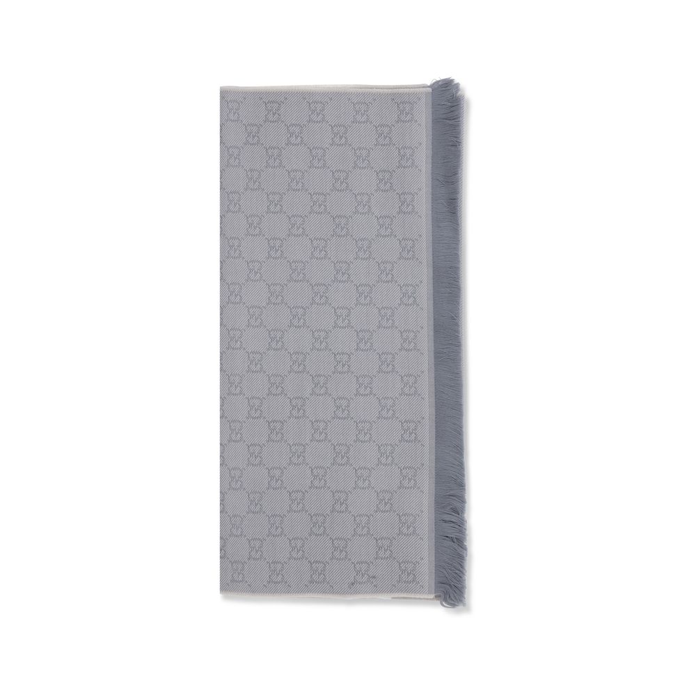 Gucci Grauer Wollschal