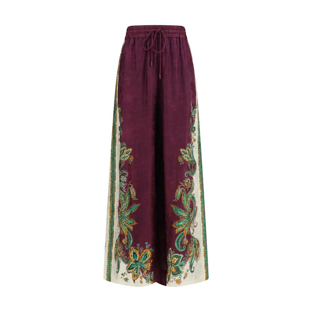 Alemais Lila Viskose-Hose für jeden Tag