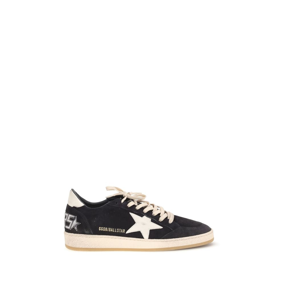 Golden Goose Schwarze Bos Taurus Kalbsleder Sneaker