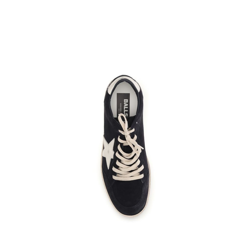 Golden Goose Schwarze Bos Taurus Kalbsleder Sneaker