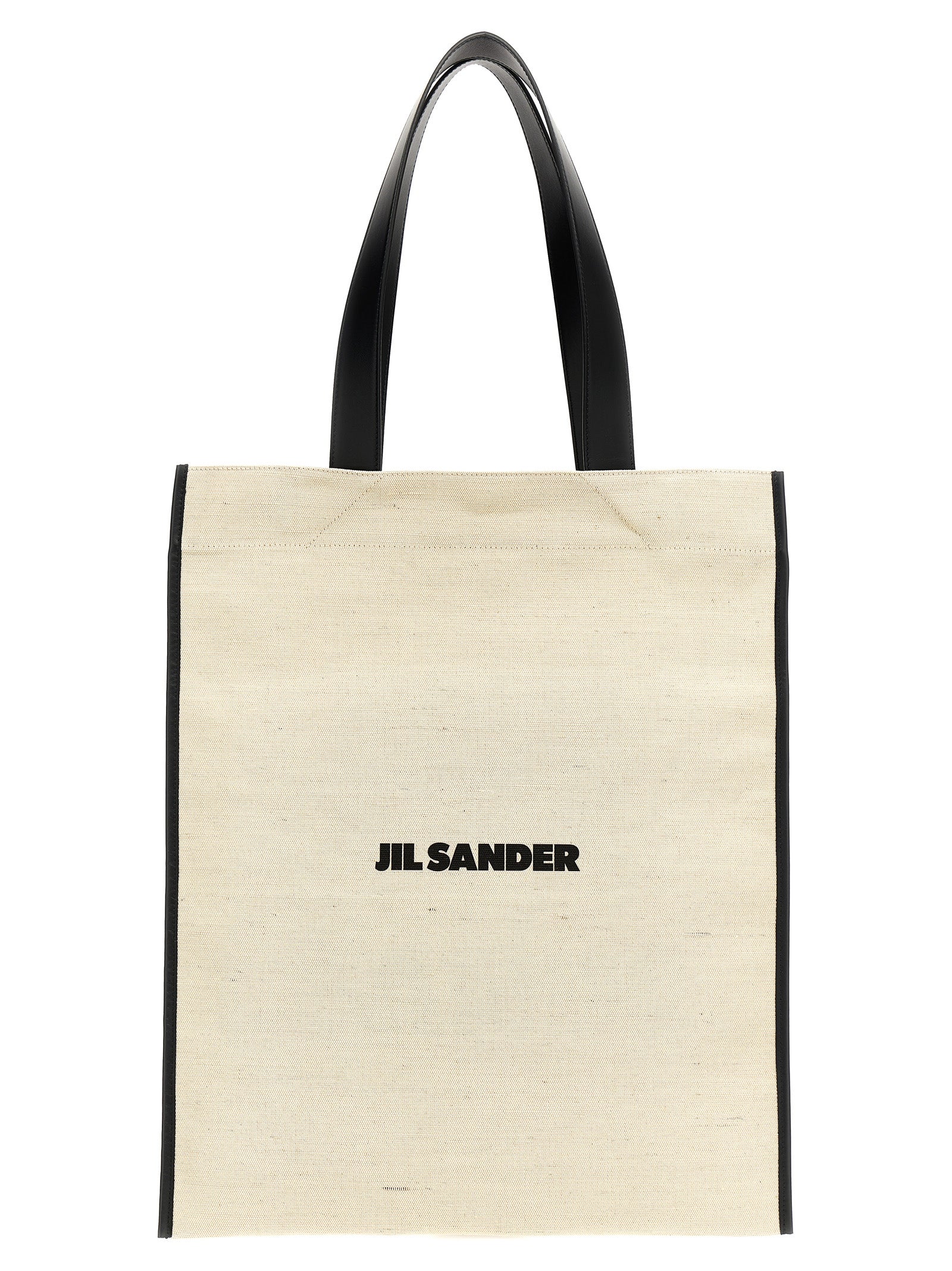 Jil Sander Zweifarbige Baumwolltasche