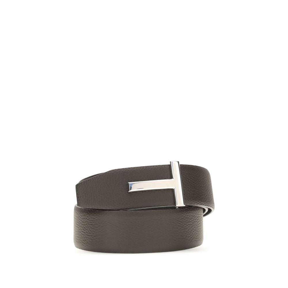 Tom Ford Brauner Kalbsleder Bos Taurus Gürtel