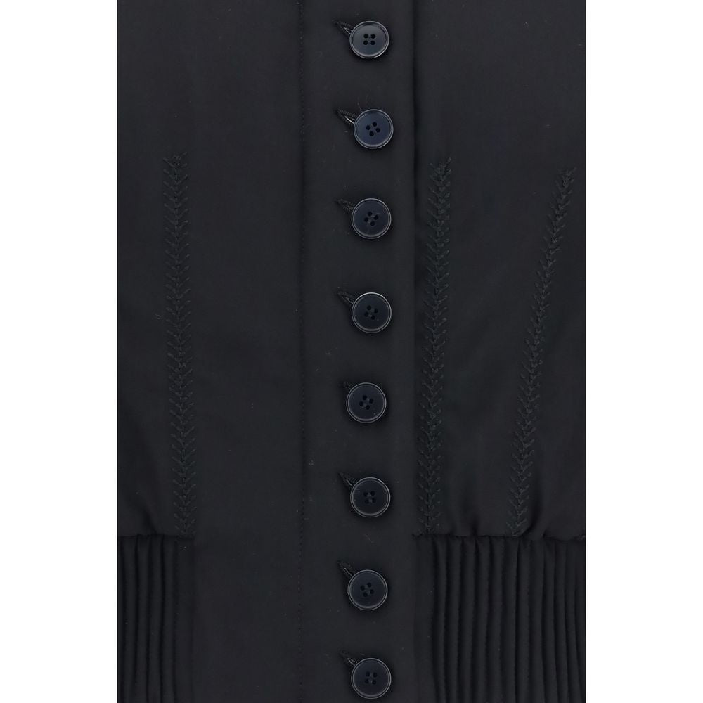 Alexander McQueen Schwarzer Bomber aus Polyester