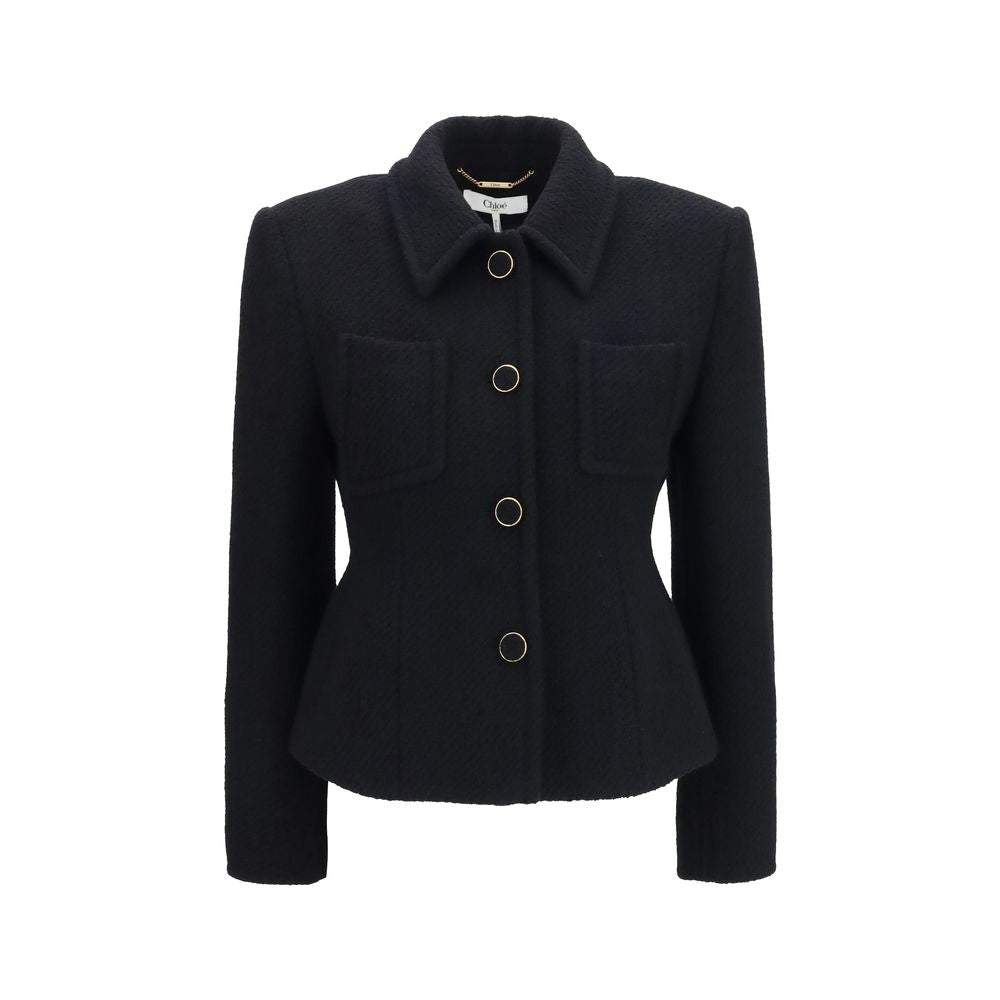Chloé Schwarzer Oves Aries Wollblazer
