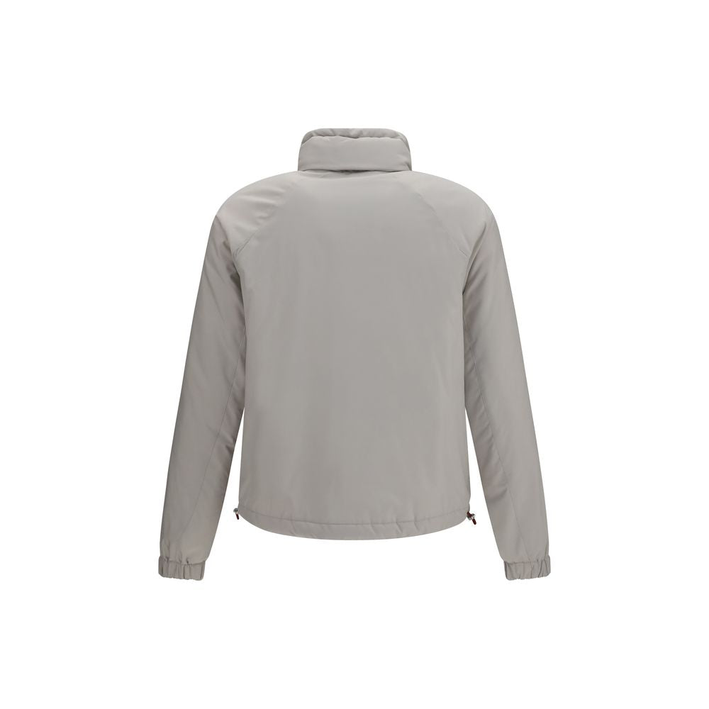 Brunello Cucinelli Graue Shell-Jacke aus Polyester