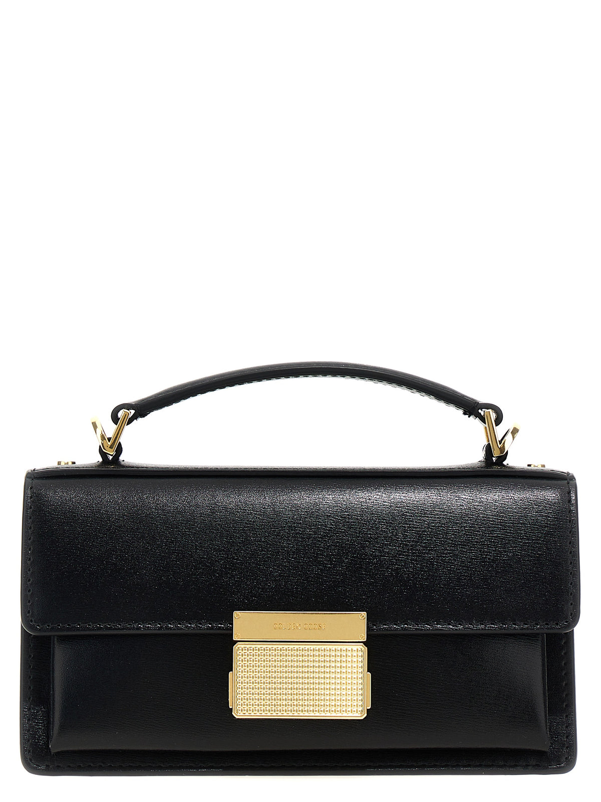 Golden Goose Schwarze Kalbsleder-Handtasche