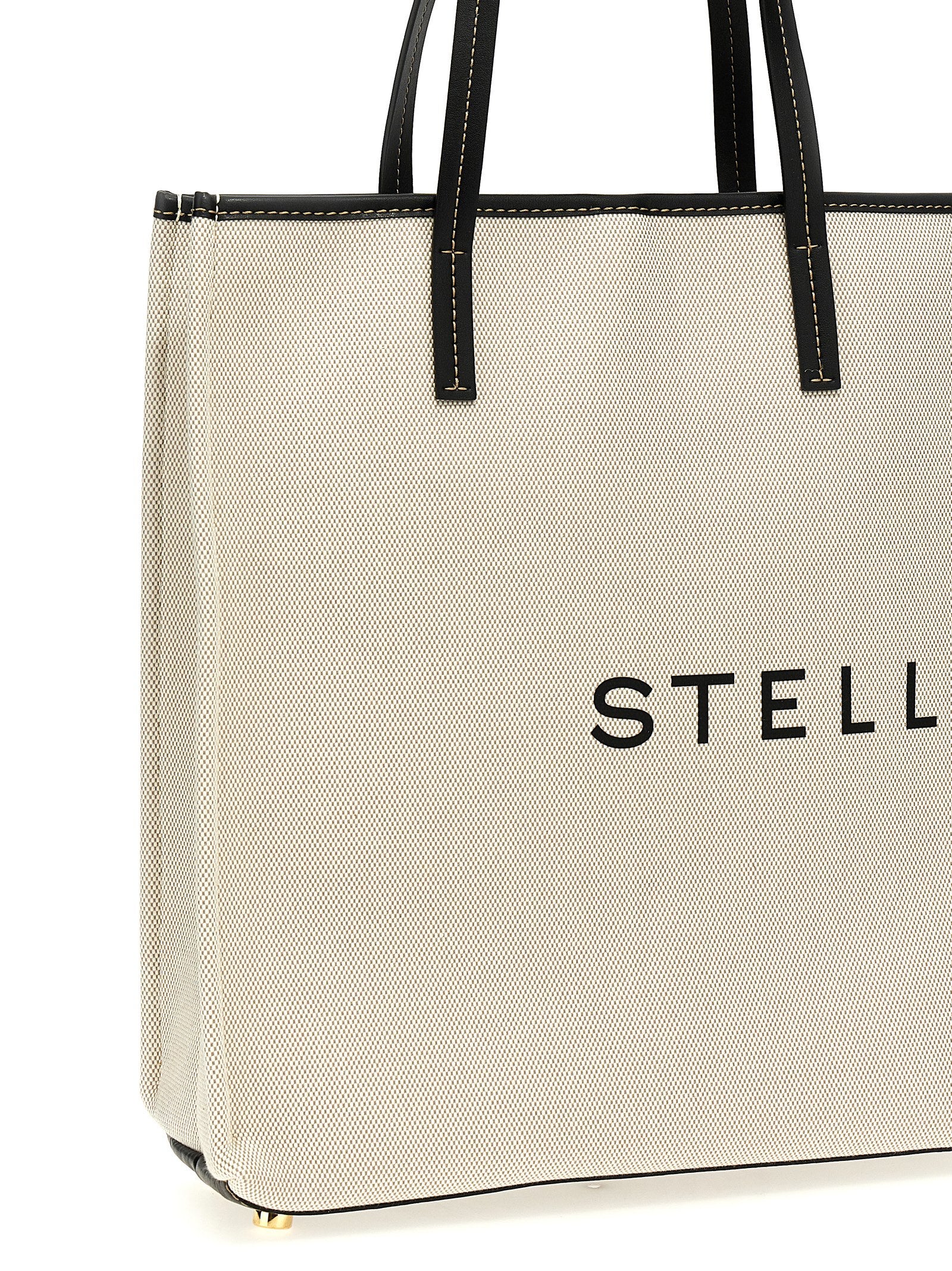 Stella McCartney Beige Baumwolltasche