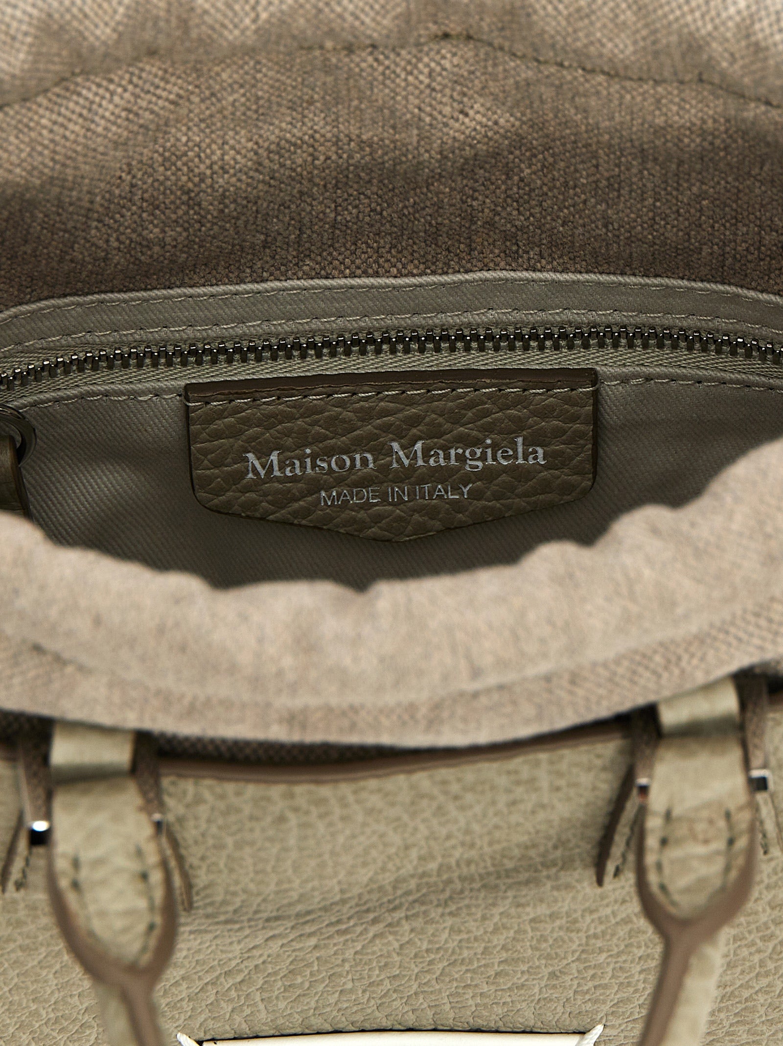Maison Margiela Graue Kalbsleder-Handtasche