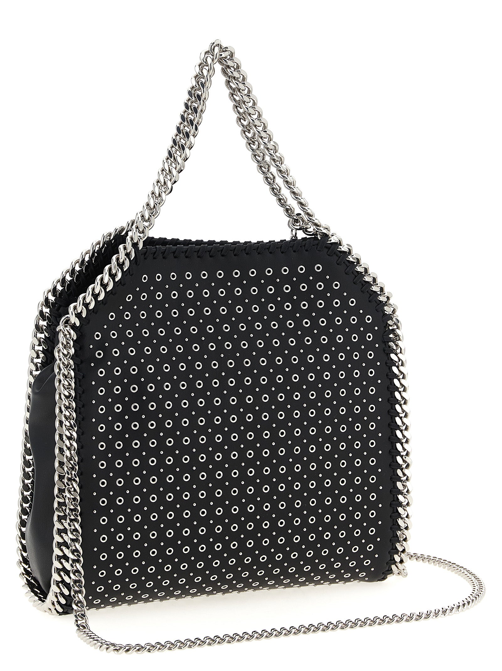 Stella McCartney Schwarze Handtasche aus Polyester