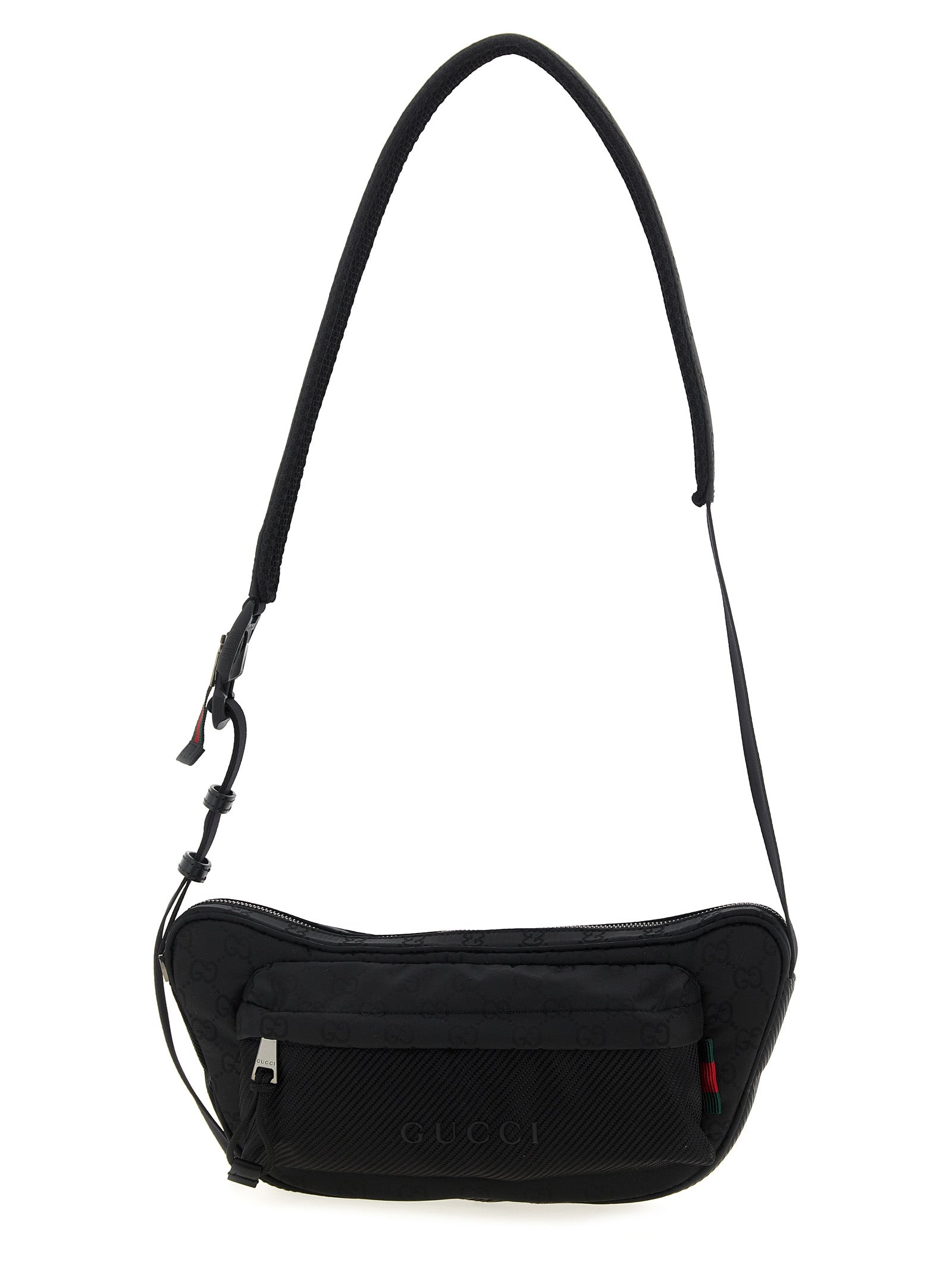 Gucci Schwarze Crossbody-Tasche aus Polyester
