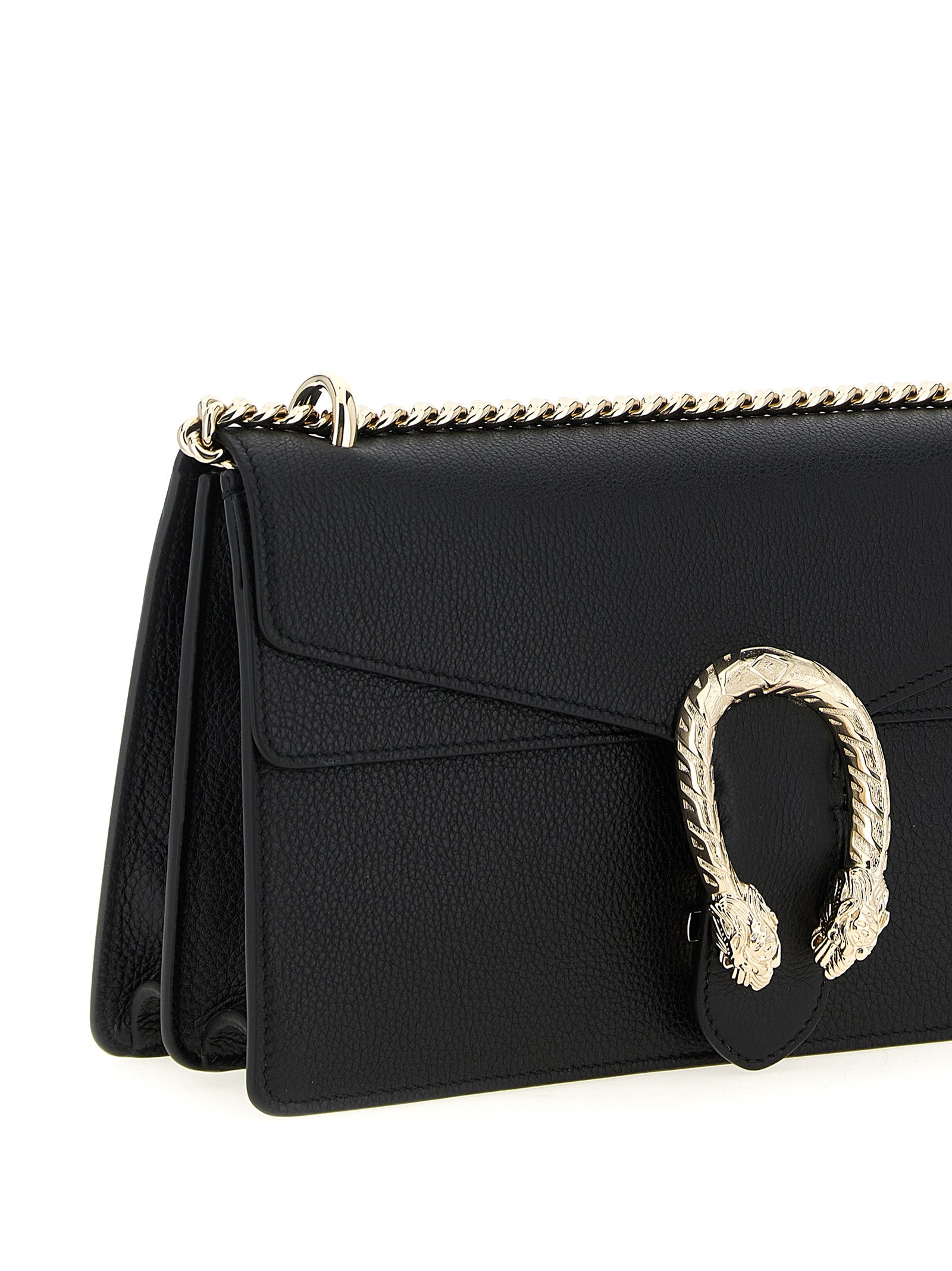 Gucci Schwarze Kalbsleder-Schultertasche