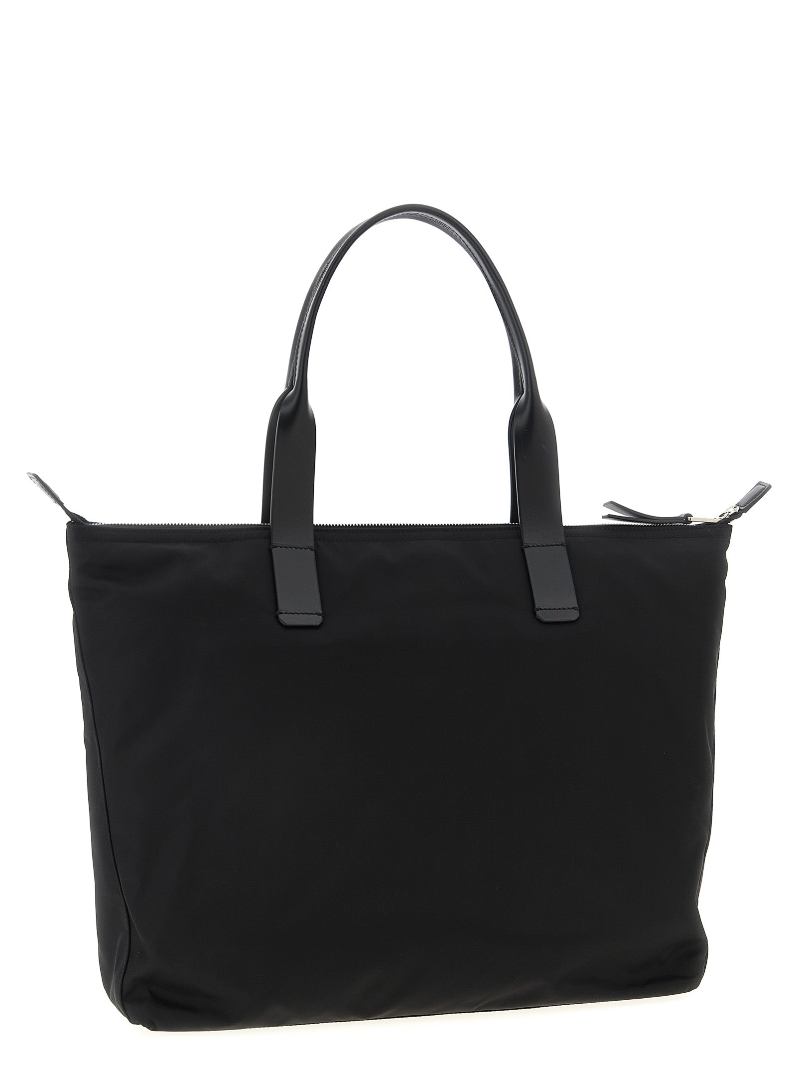 Dolce & Gabbana Schwarze Shopper-Tasche aus Polyamid