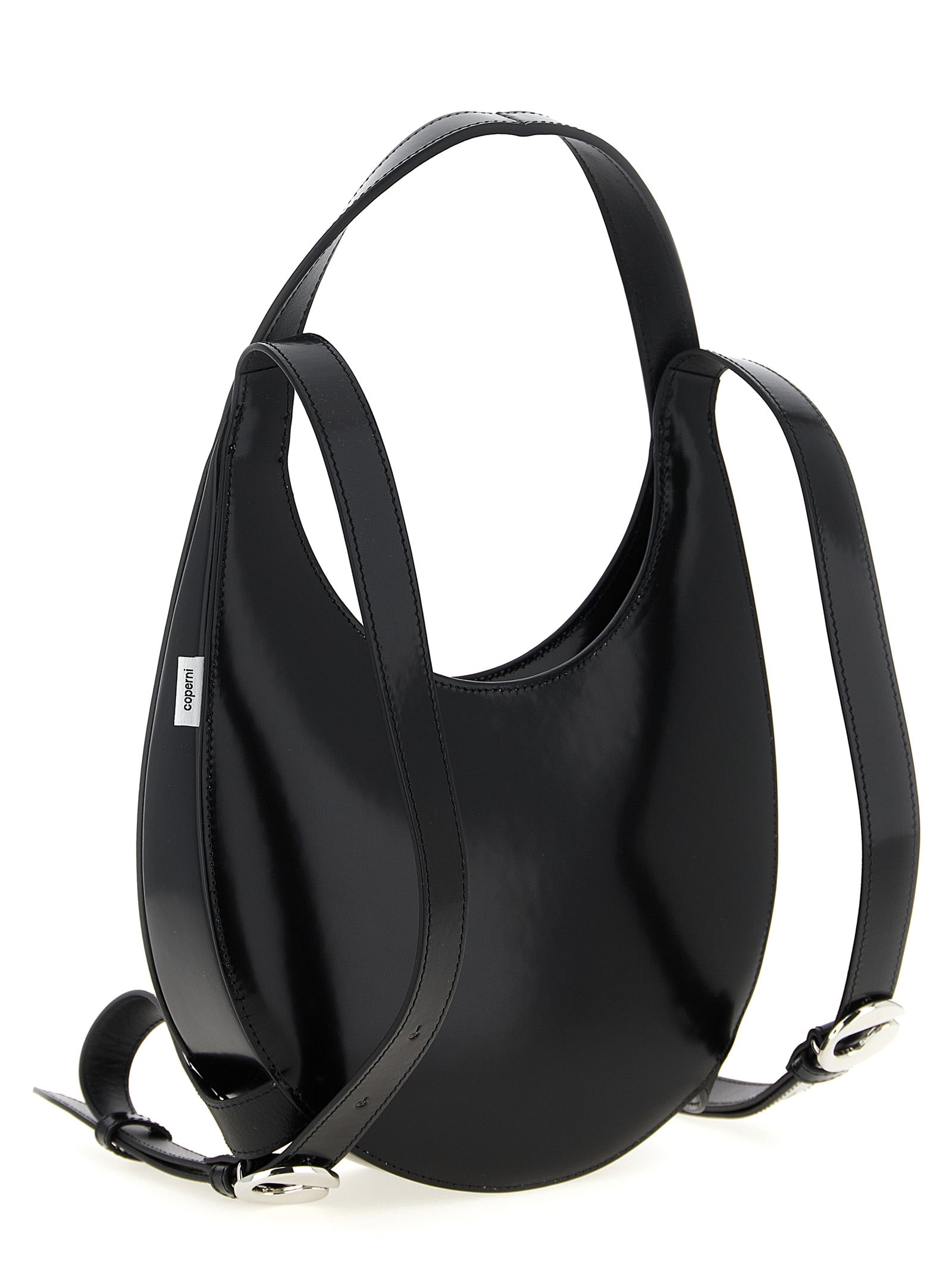 Coperni Rucksack aus schwarzem Rindsleder