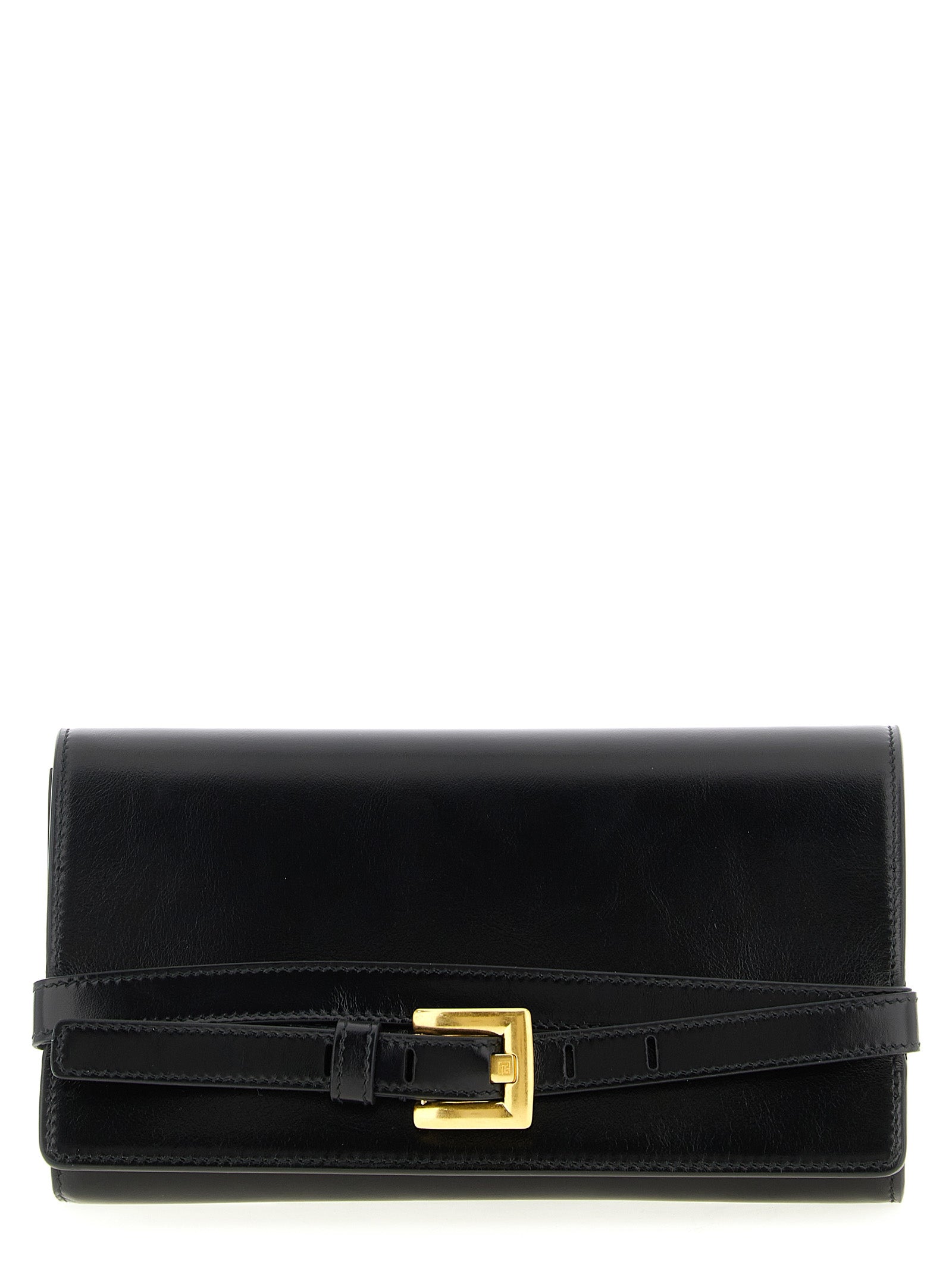 Balmain Schwarzer Kalbsleder-Kartenetui