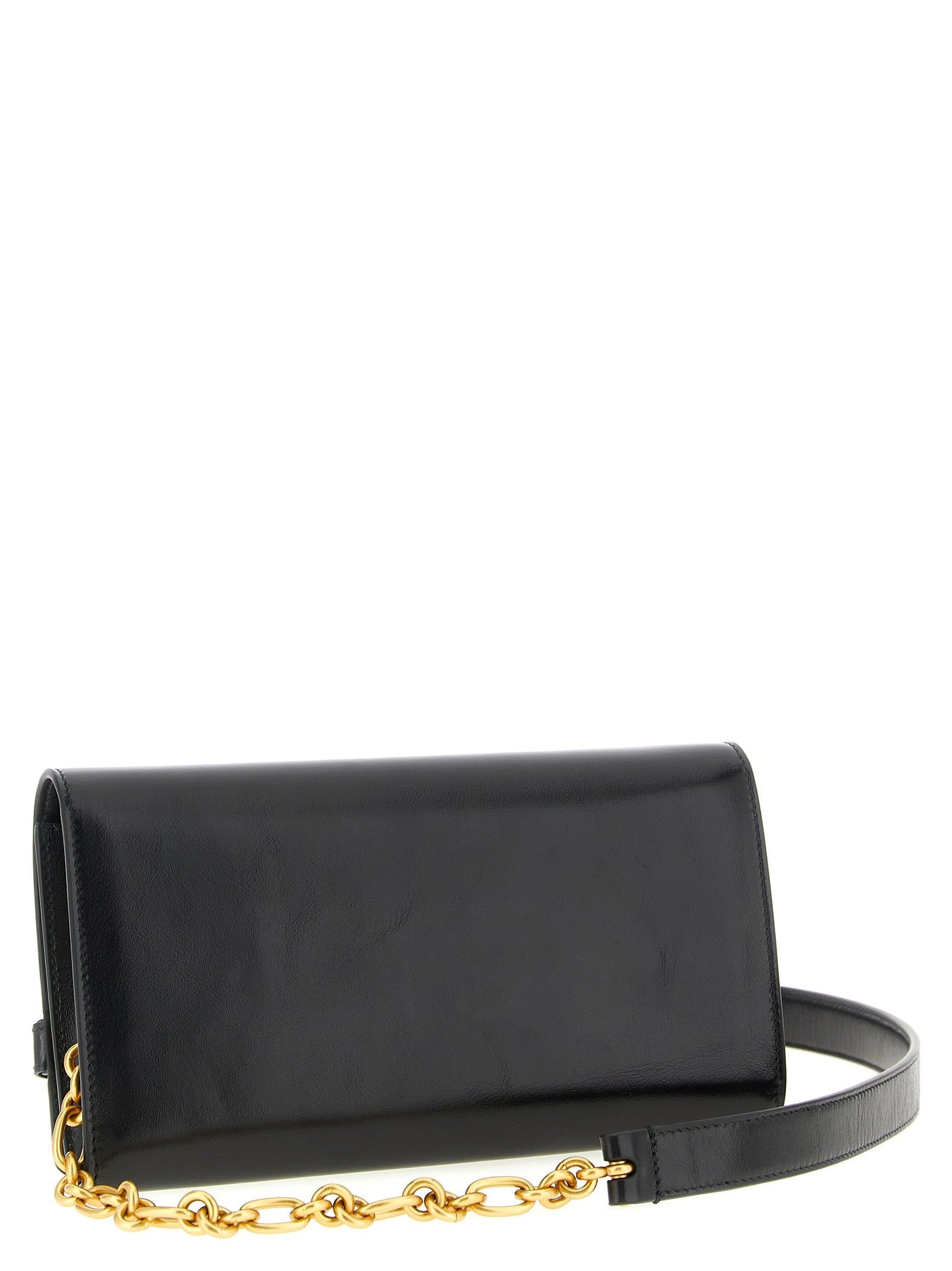 Balmain Schwarzer Kalbsleder-Kartenetui