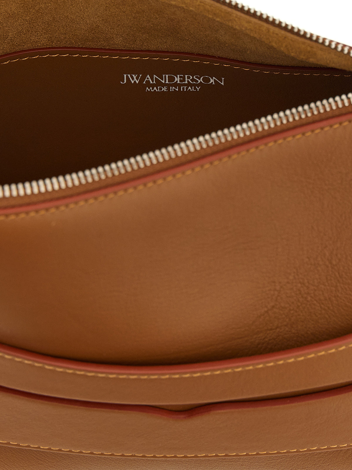 J.W.Anderson Braunes Kalbsleder Damen Crossbody Tasche