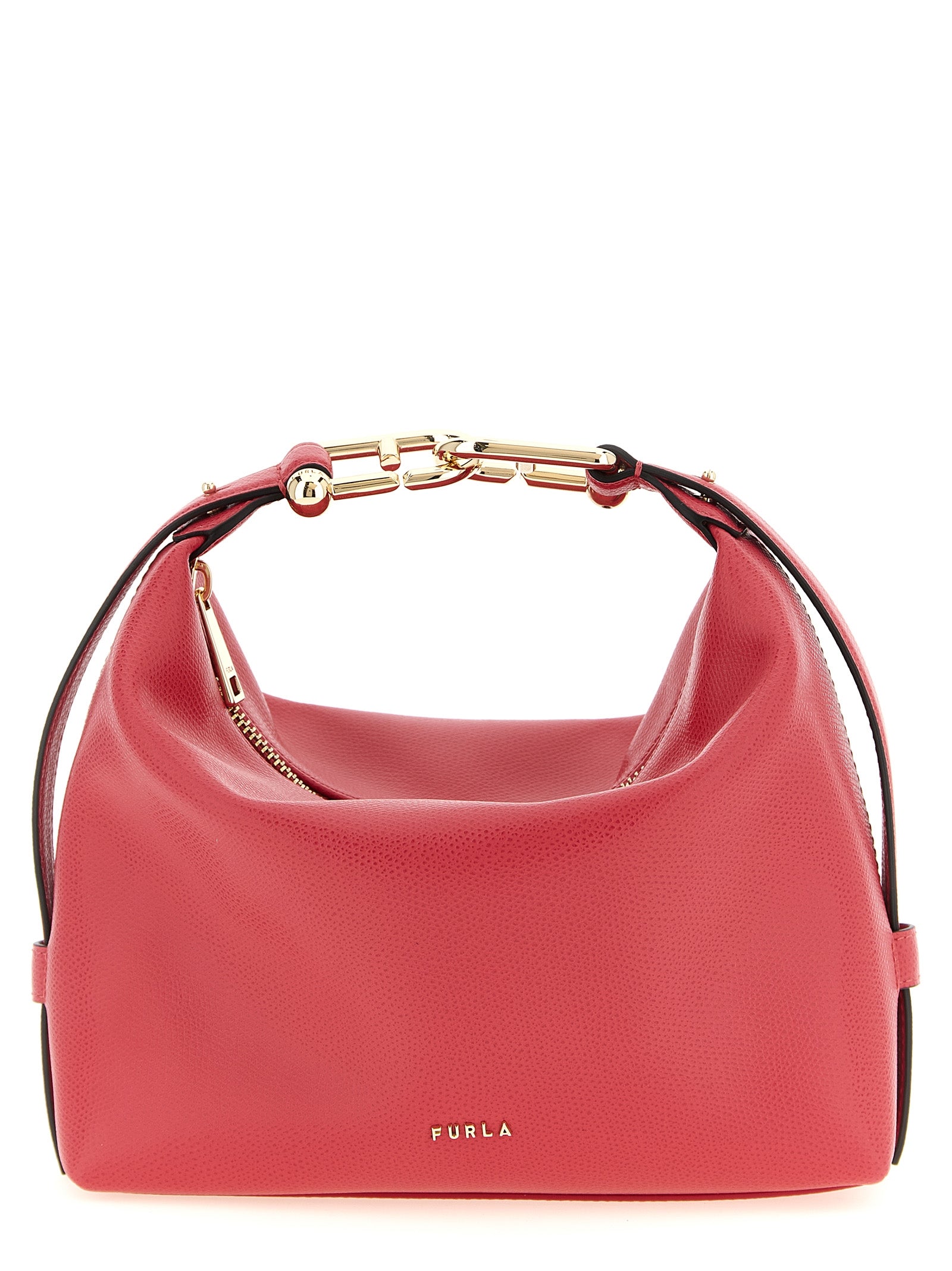 Furla Schultertasche aus Fuchsia-Kalbsleder