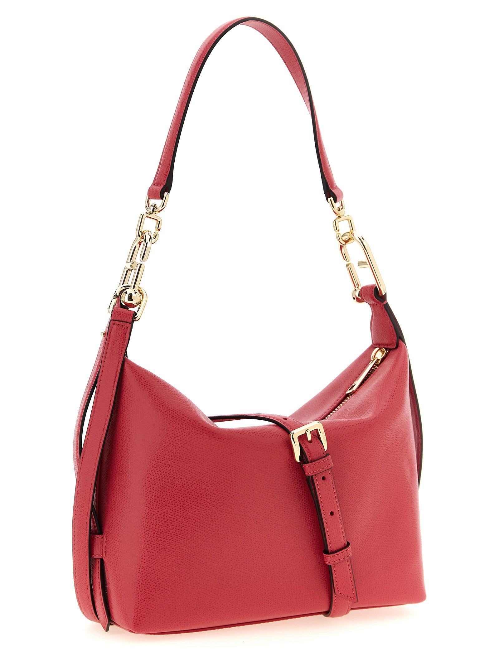 Furla Schultertasche aus Fuchsia-Kalbsleder