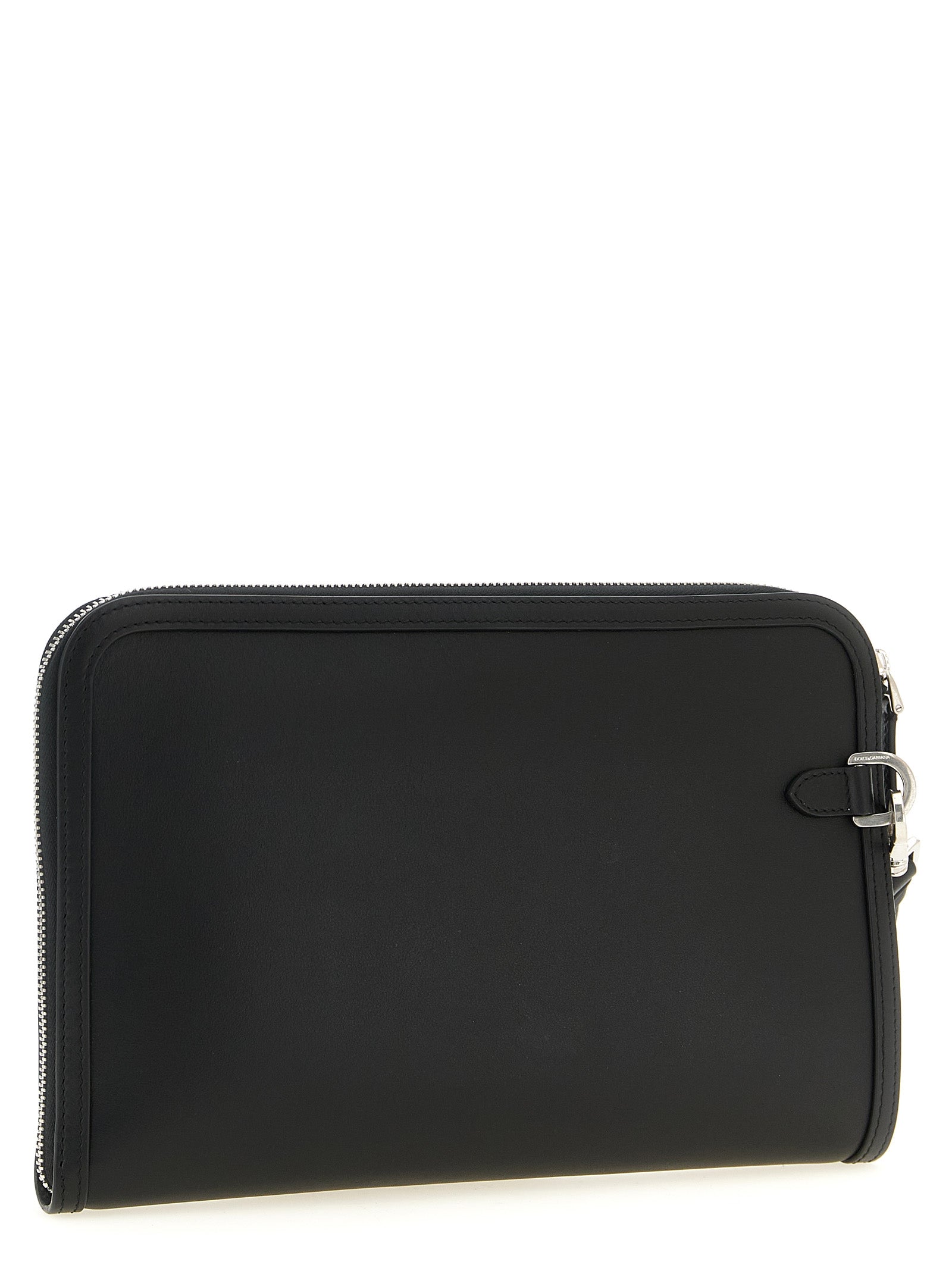 Dolce & Gabbana Zweifarbige Clutch aus Kalbsleder