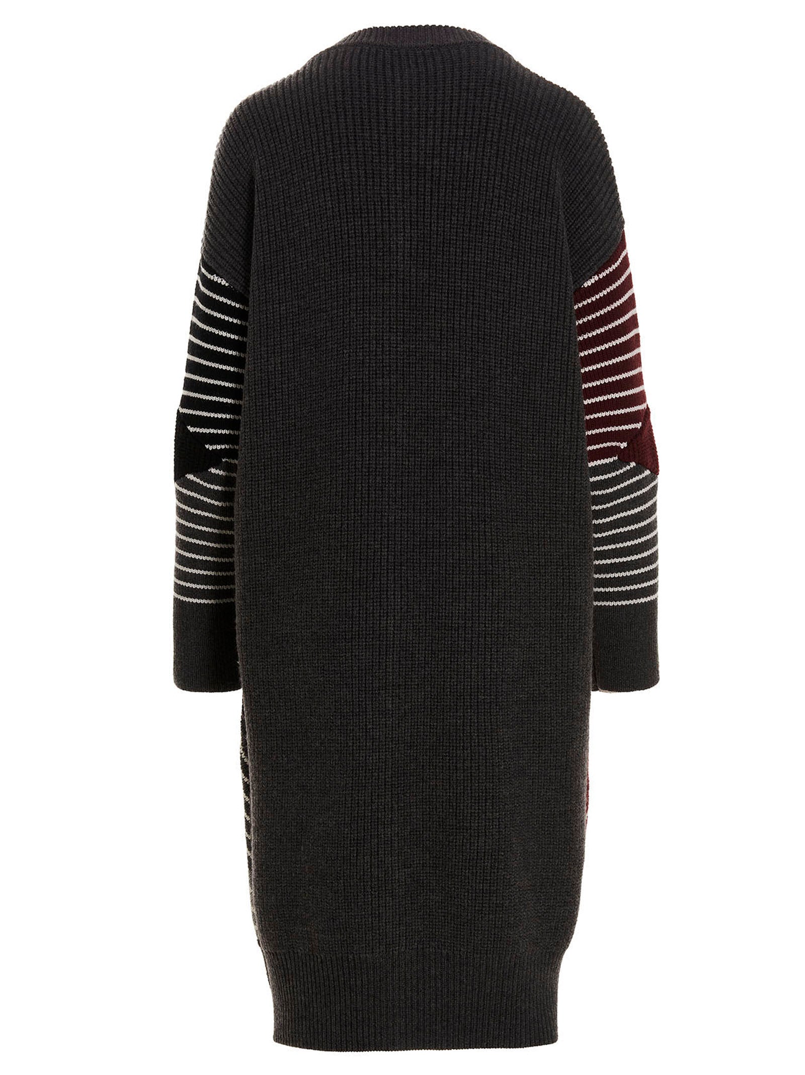 Stella McCartney Mehrfarbiger Mantel aus reiner Schurwolle