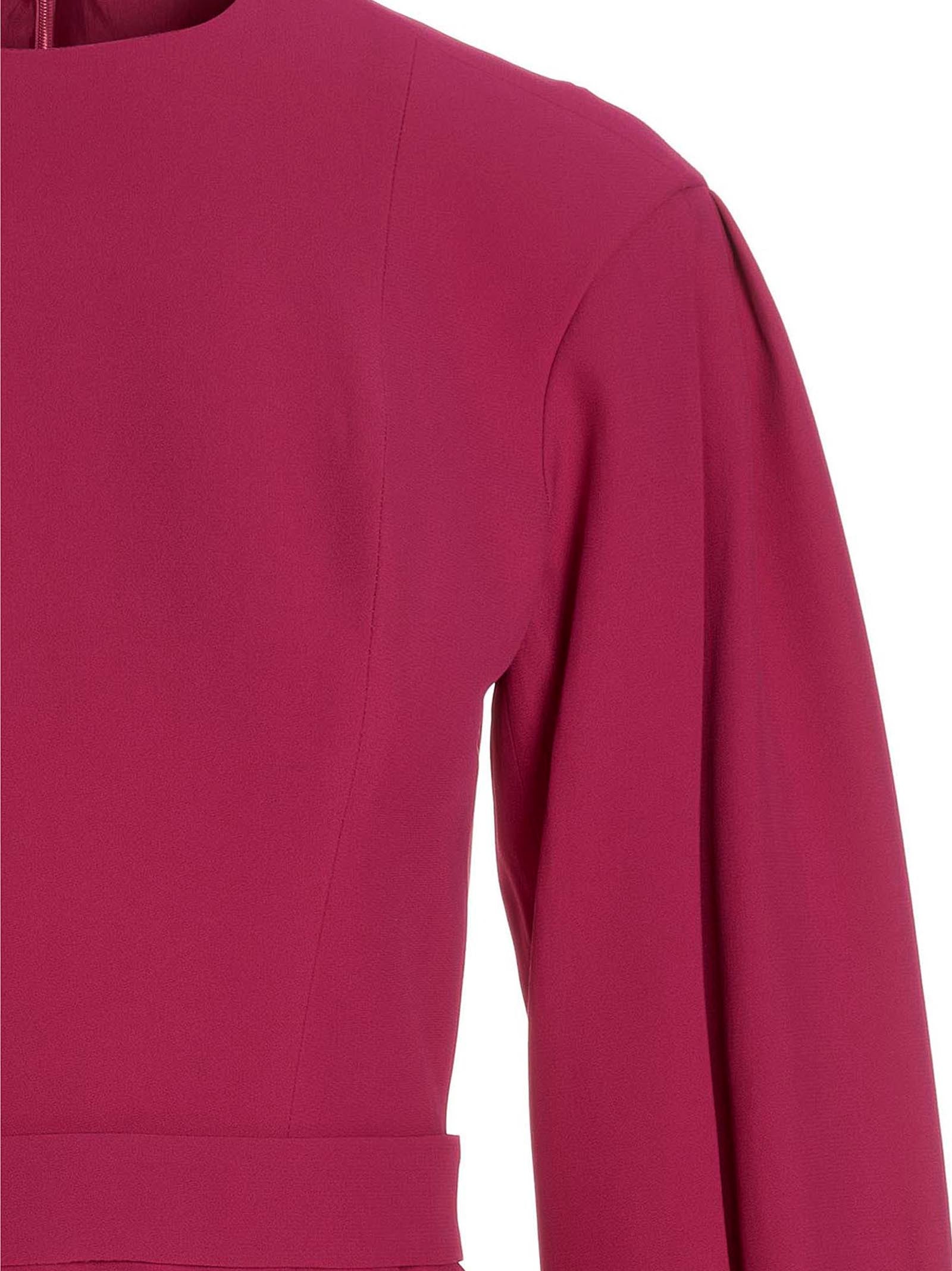 Giovanni Bedin Kurzes Fuchsia-Kleid aus Viskose