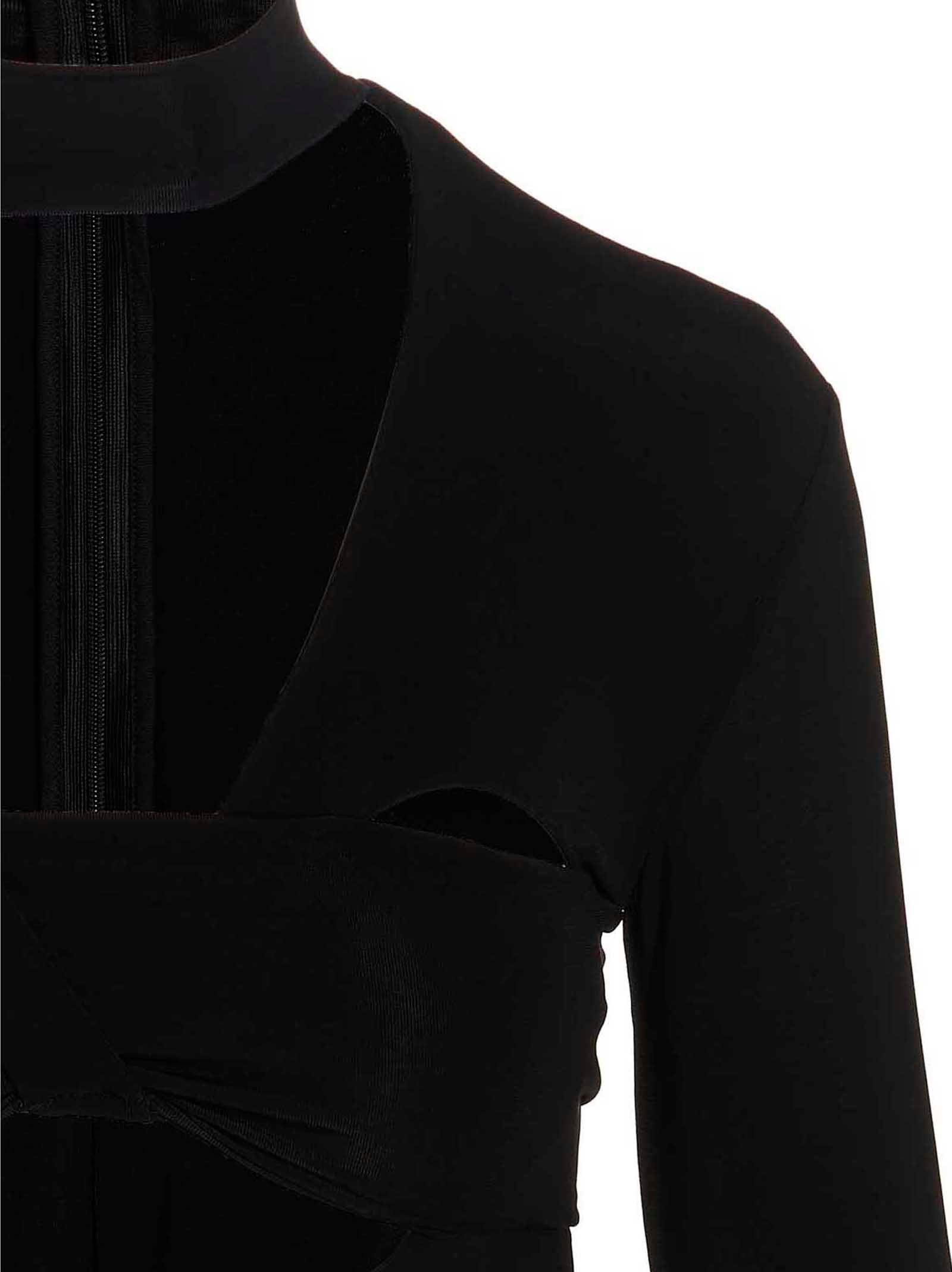 Ambush Schwarzer Body aus Viskose