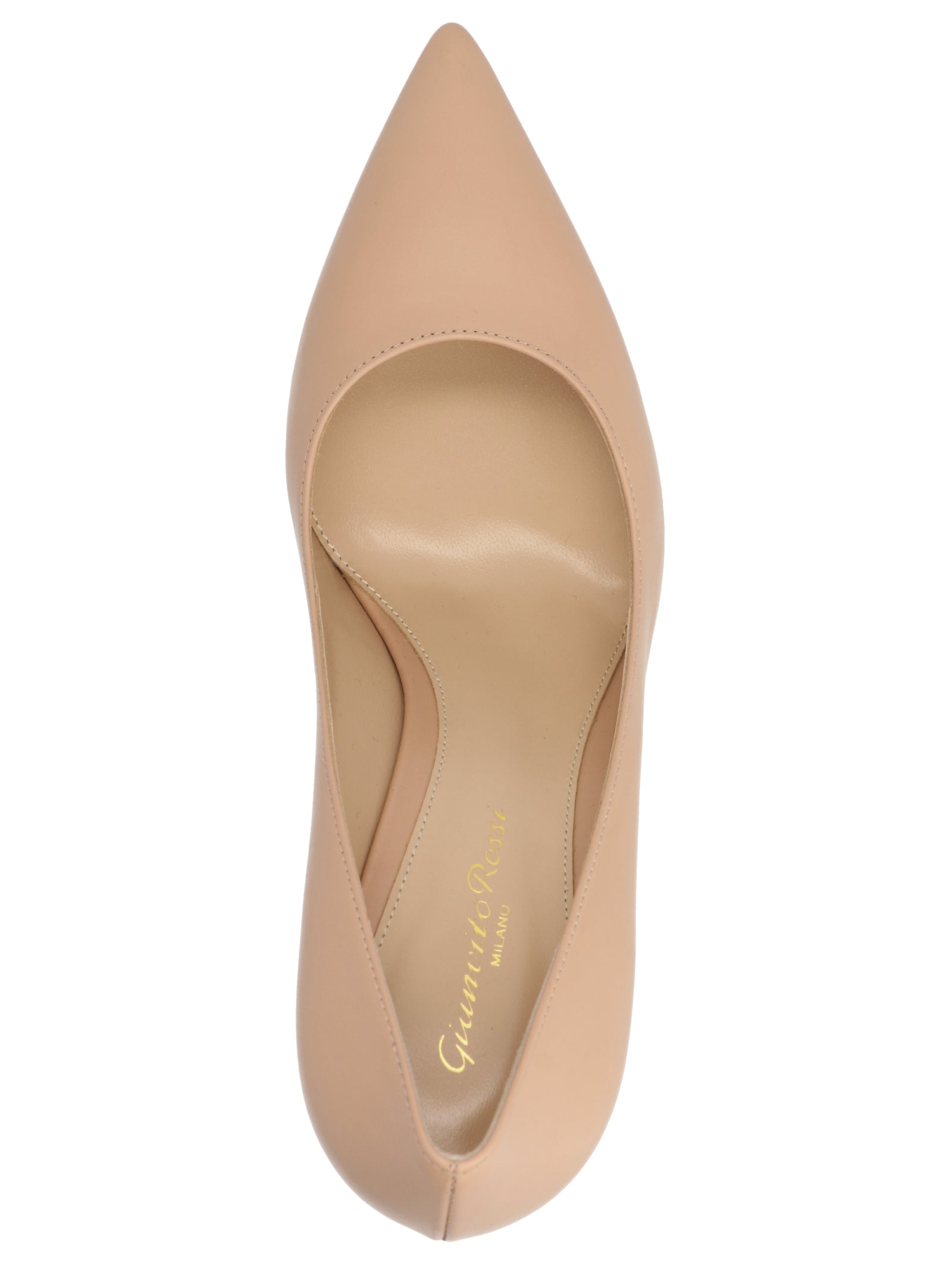 Gianvito Rossi Beige Kalbsleder Pumps mit hohem Absatz
