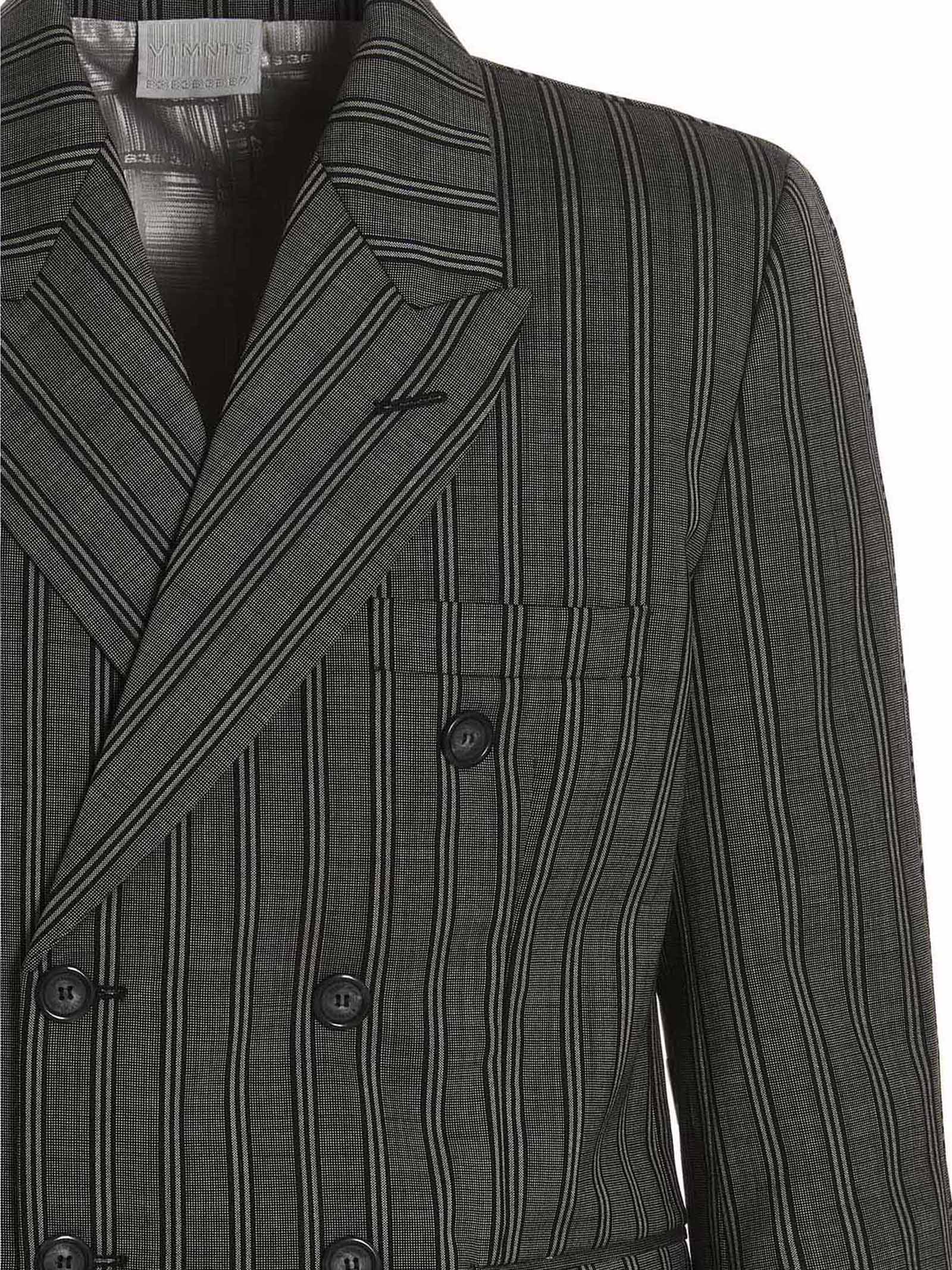 VTMNTS Schwarzer Blazer aus reiner Schurwolle