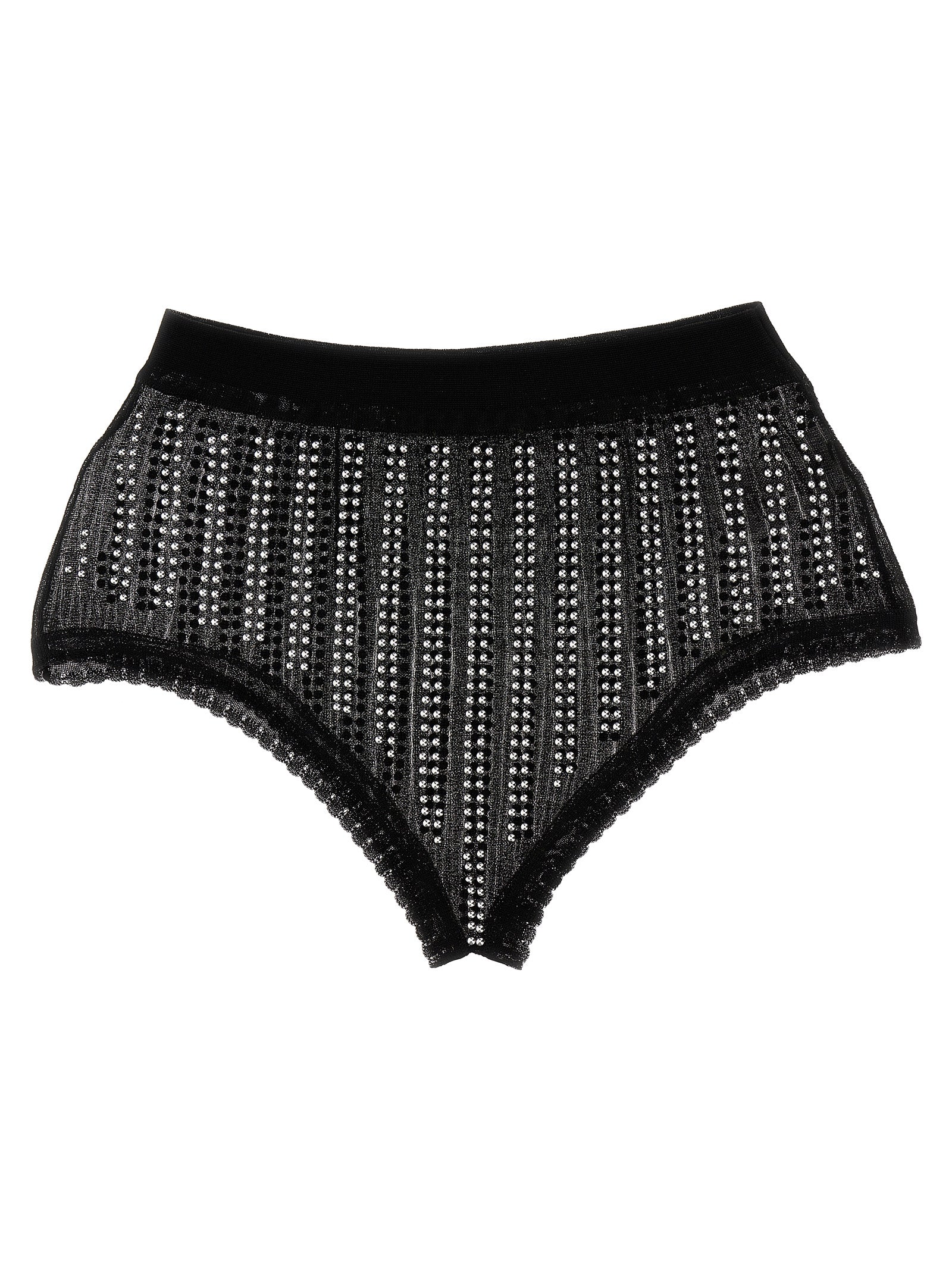 Paco Rabanne Schwarze Polyamid-Slips