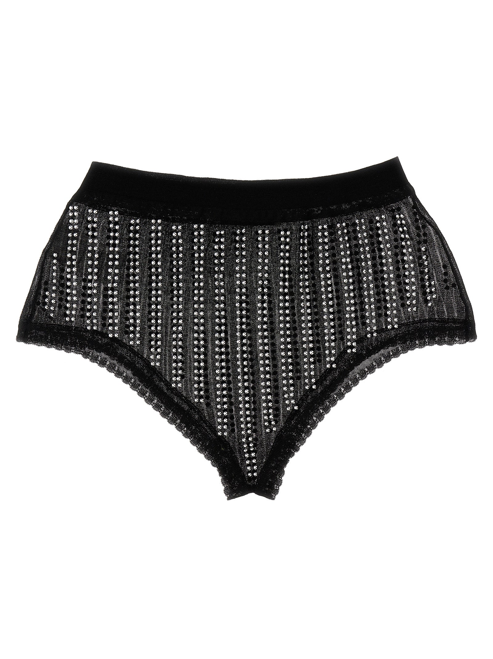 Paco Rabanne Schwarze Polyamid-Slips
