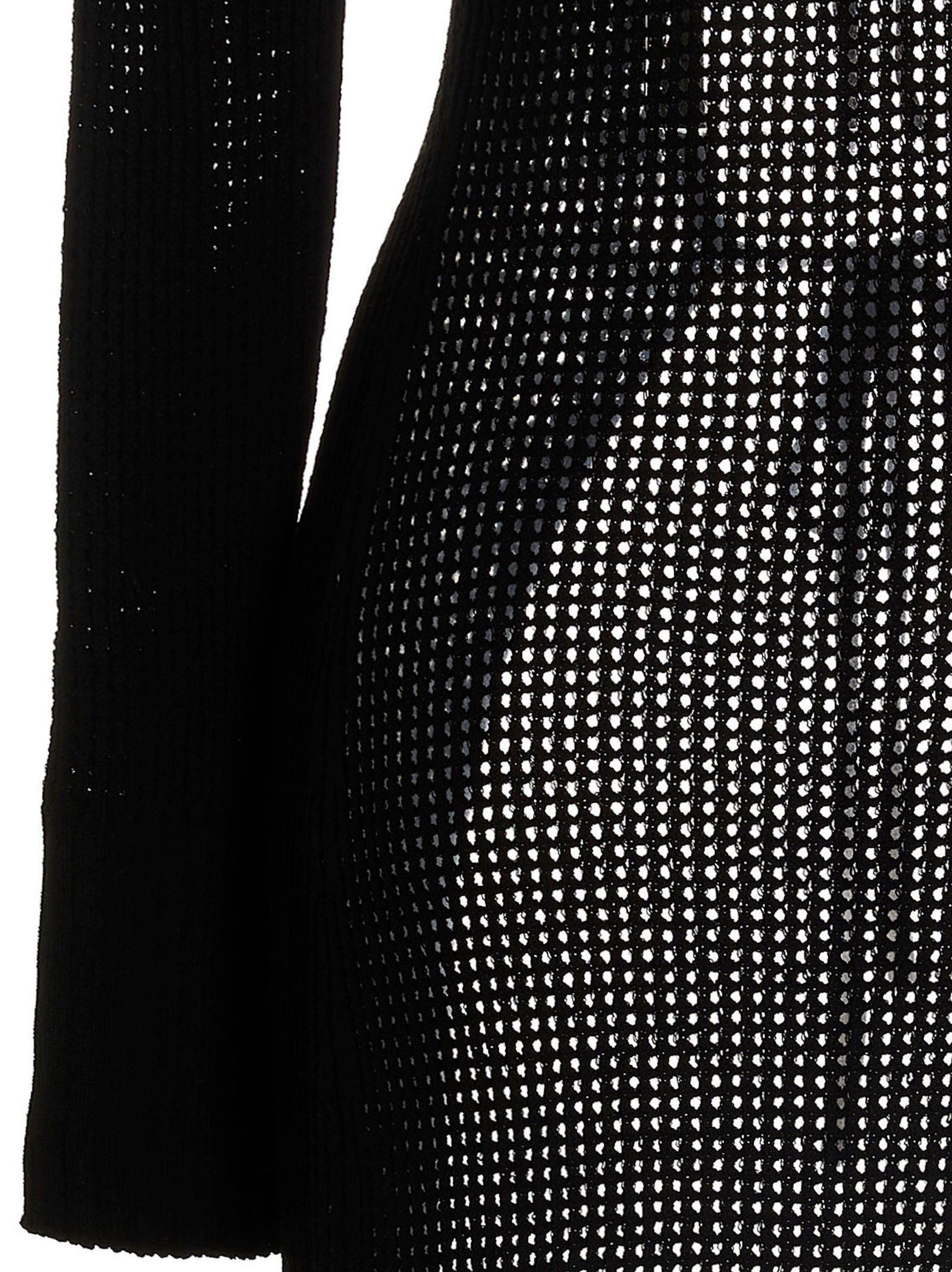 ANDREĀDAMO Schwarzer Cardigan aus Viskose