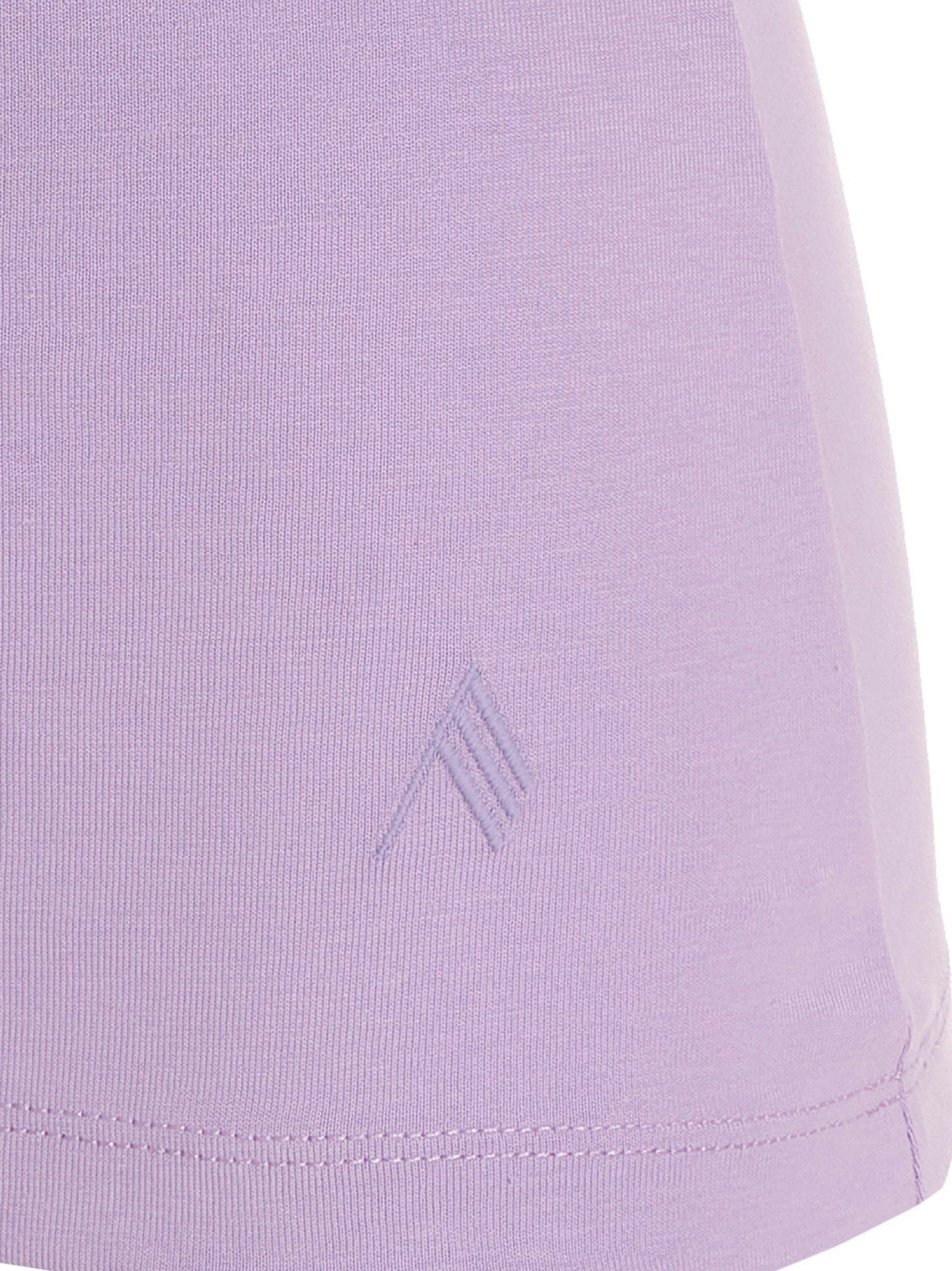 The Attico Lila Baumwoll-T-Shirt