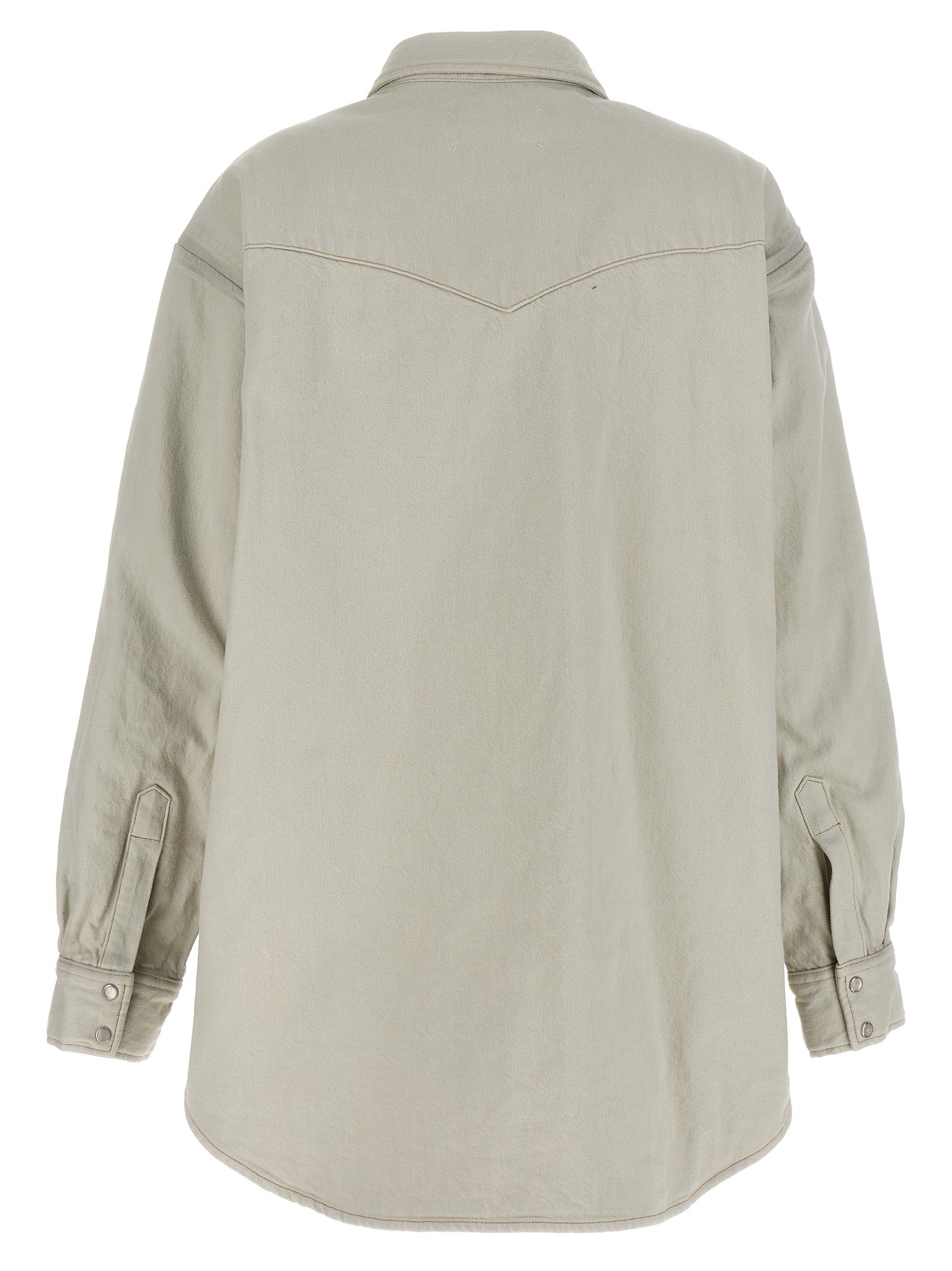 Maison Margiela Weiße Jeansjacke aus Baumwolle