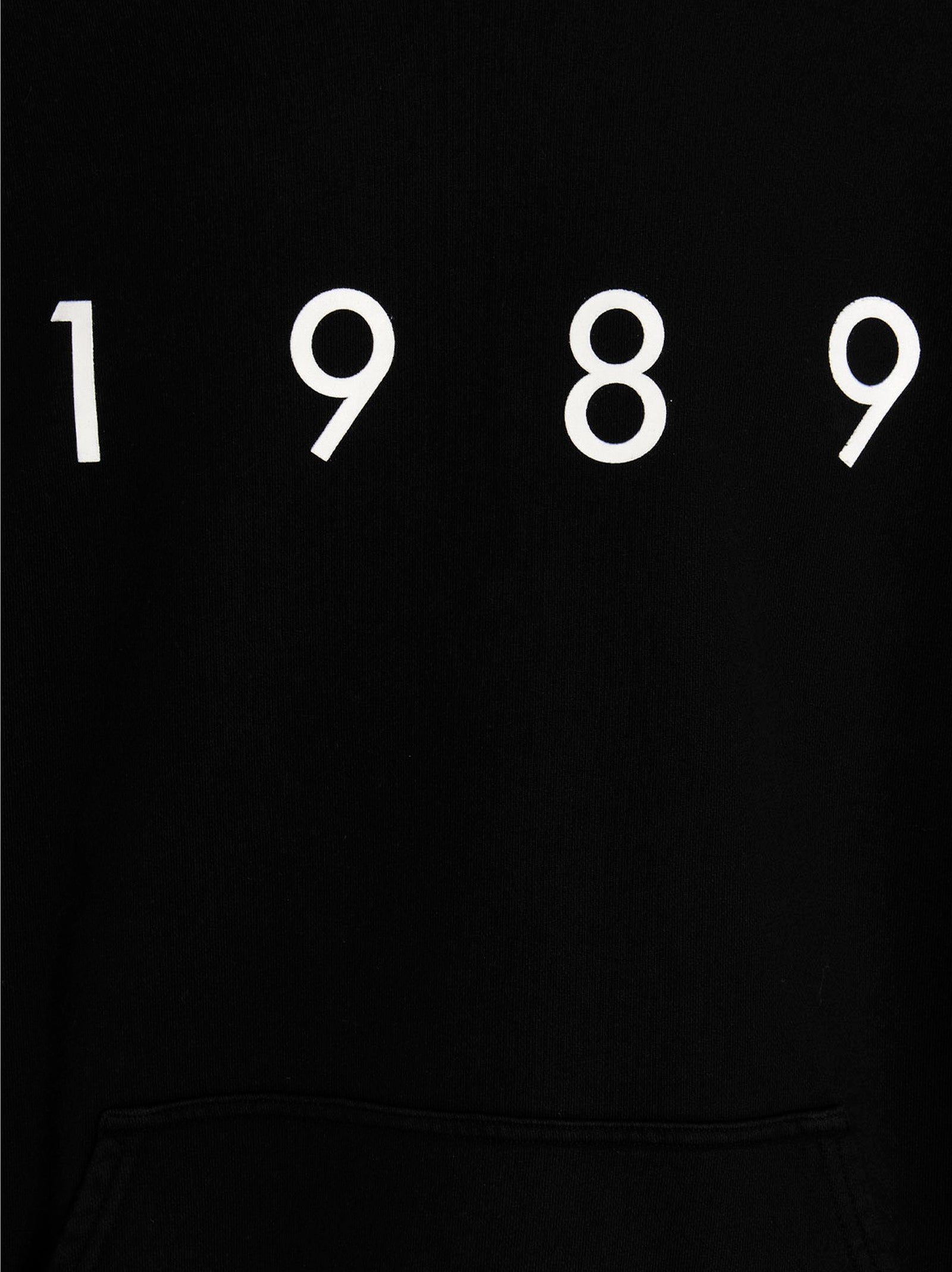 1989 Studio Schwarzer Baumwoll-Sweatshirt