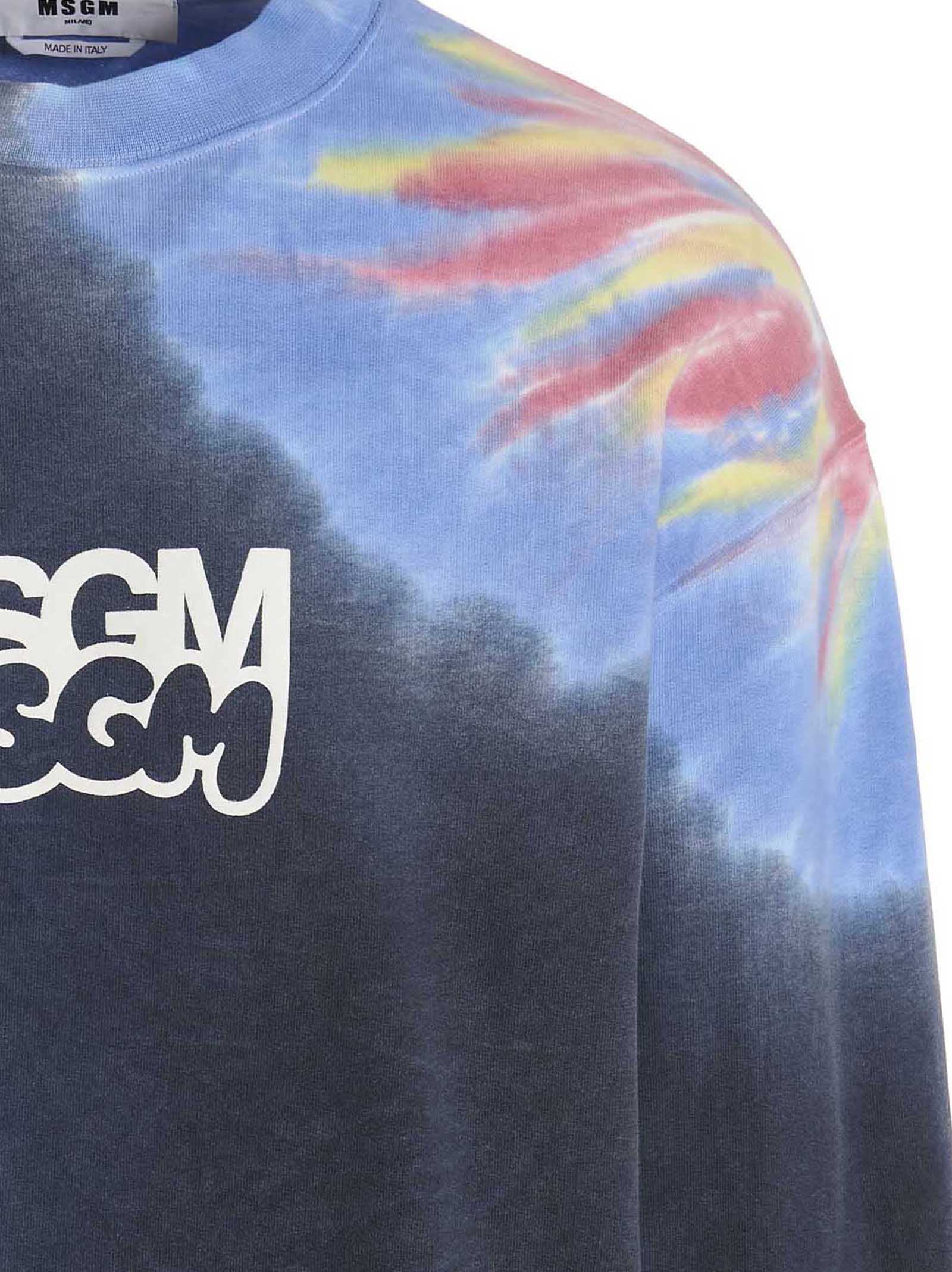 MSGM Mehrfarbiger Baumwollpullover