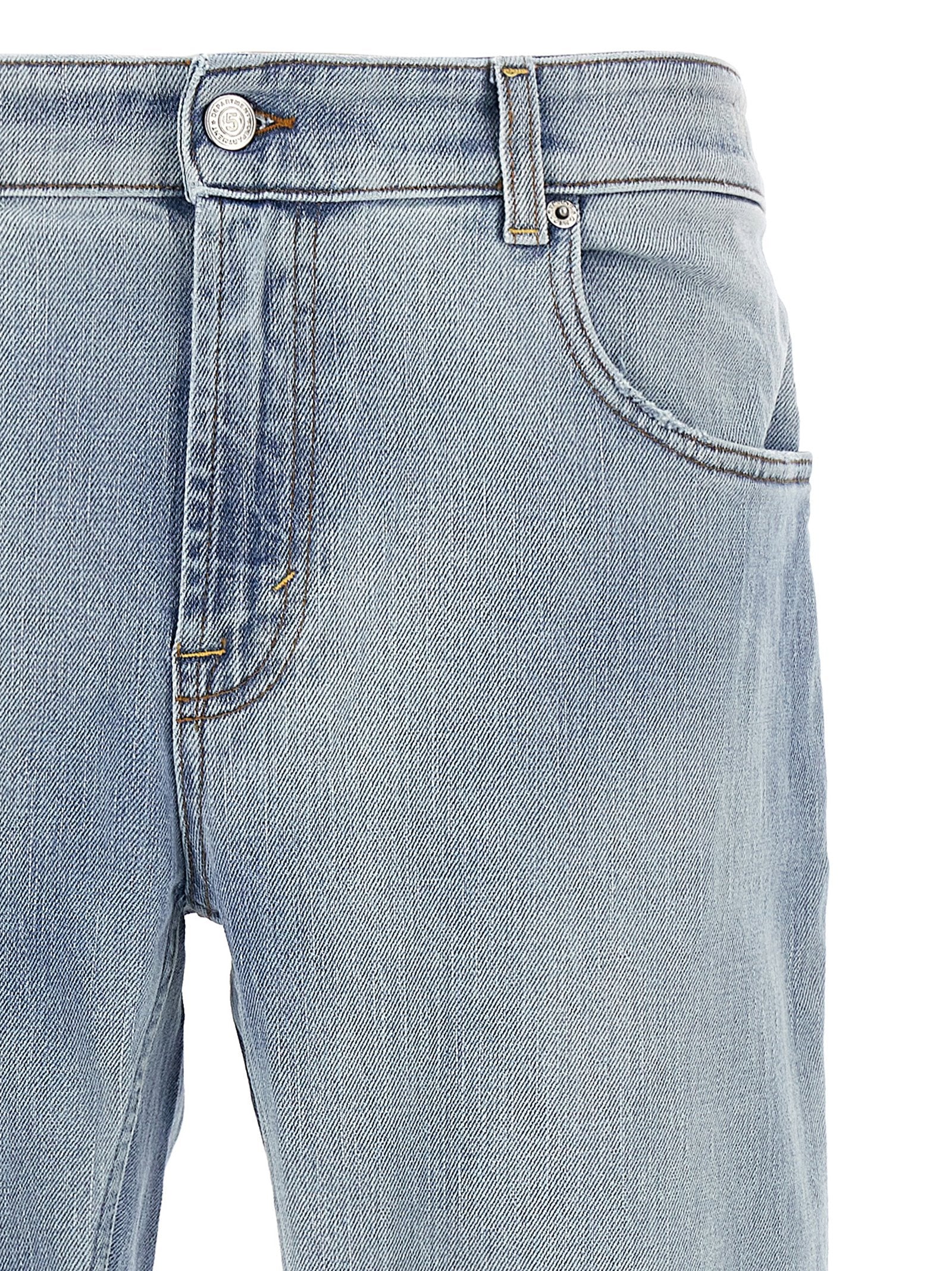 Department 5 Blaue Baumwoll-Jeans im Slim Fit